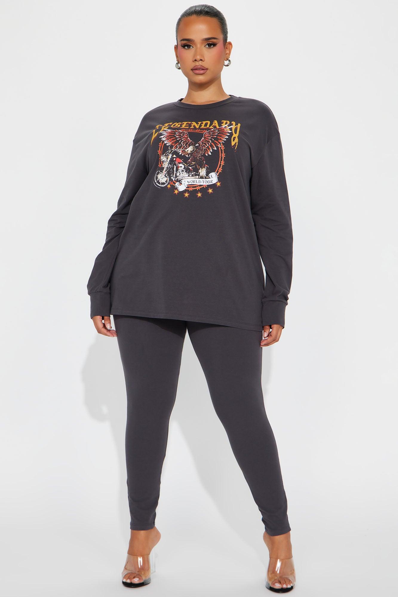 Legendary World Tour Legging Set - Charcoal Product Image