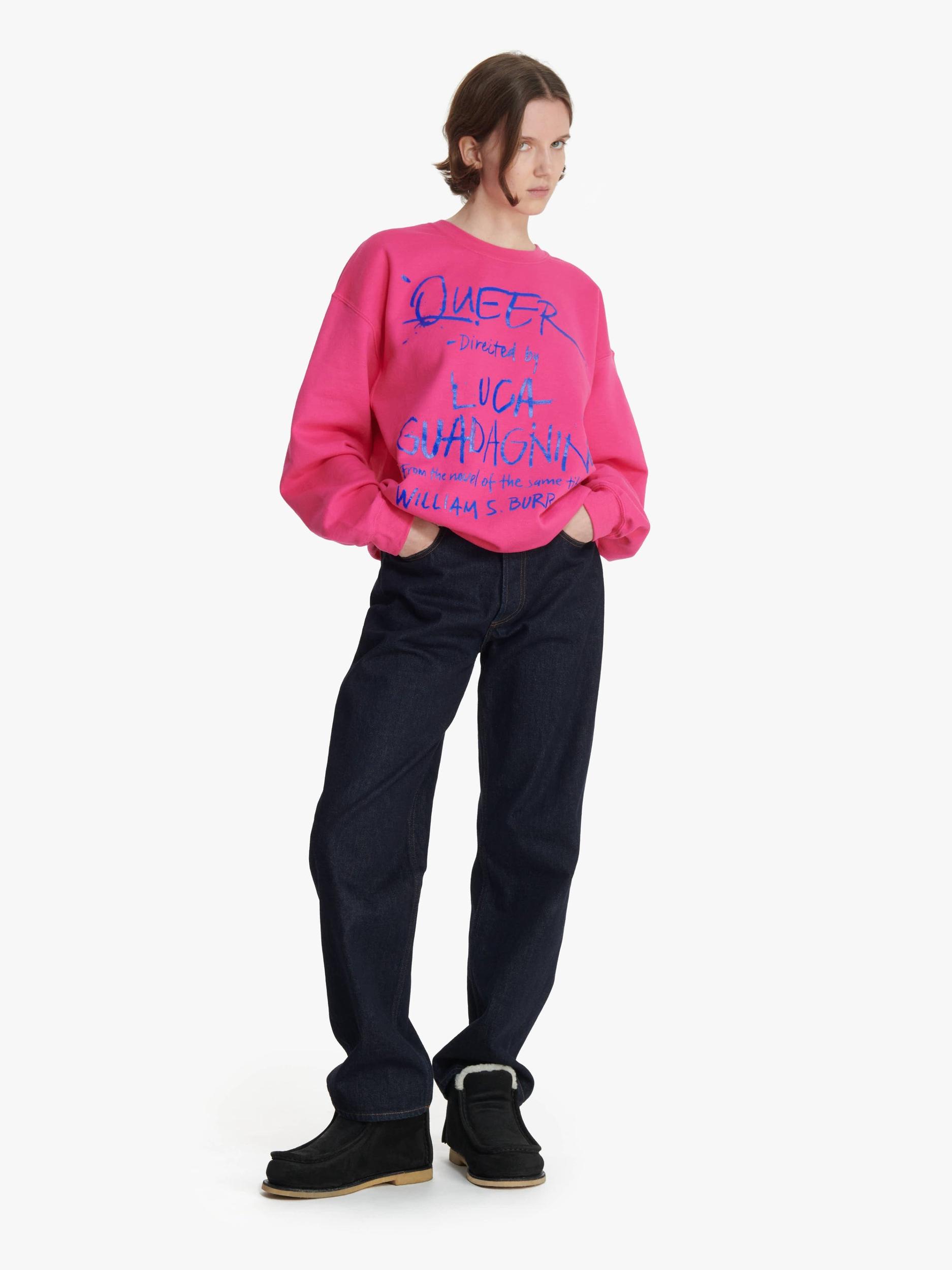 JW ANDERSON X QUEER SWEATSHIRT WITH TEXT PRINT Product Image