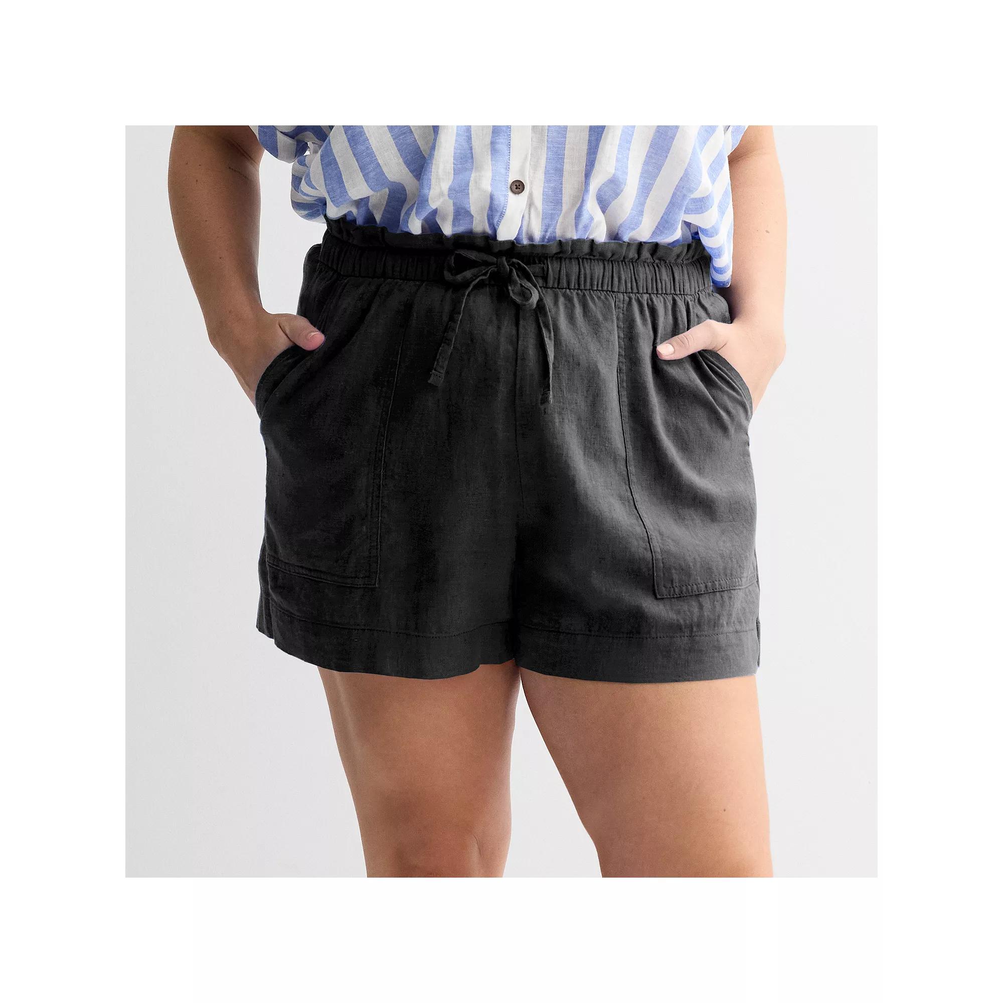 Plus Size Sonoma Goods For Life® Femme Shorts, Women's, Size: 1XL, Valen River Product Image