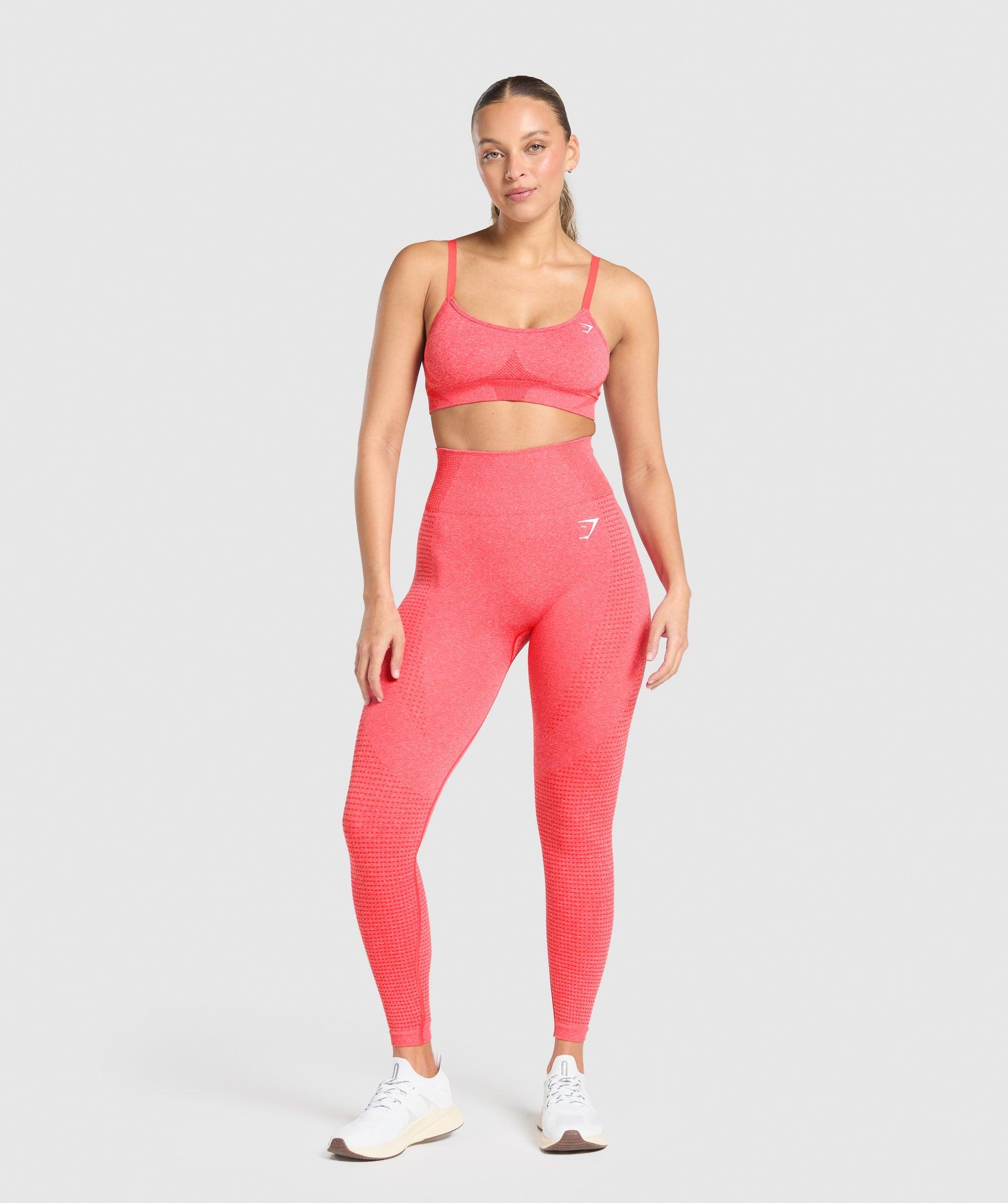 Gymshark Vital Leggings - Coral Red Marl Female Product Image