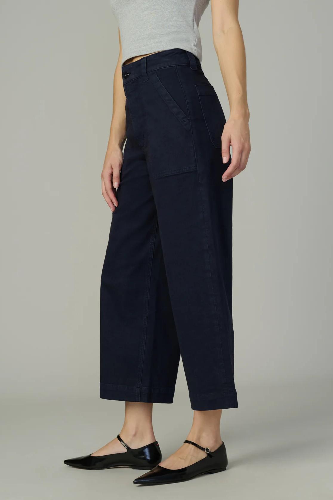 The Chloe Utility Wide Leg Crop- Night Sky Product Image