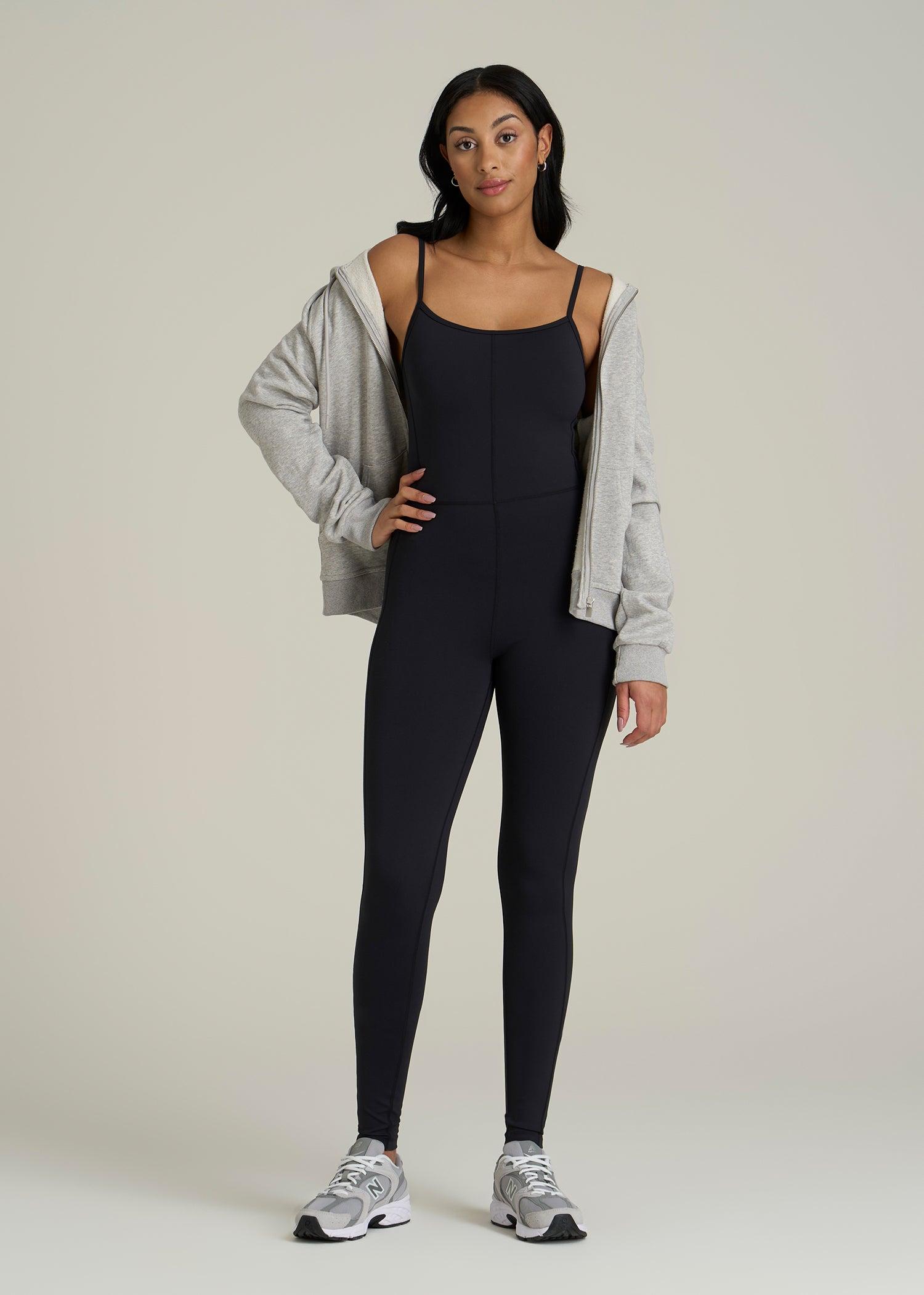 Balance Spaghetti Strap Jumpsuit for Tall Women in Black Female Product Image