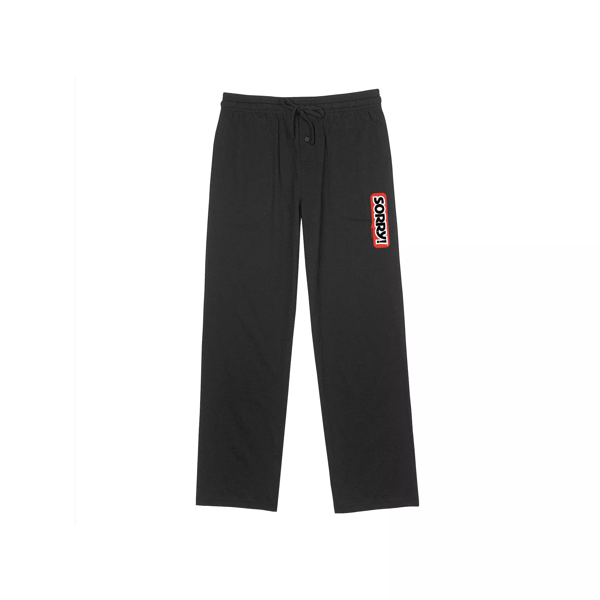 Men's Hasbro Nerf Pocket Logo Pajama Pants, Size: Small, Black Product Image