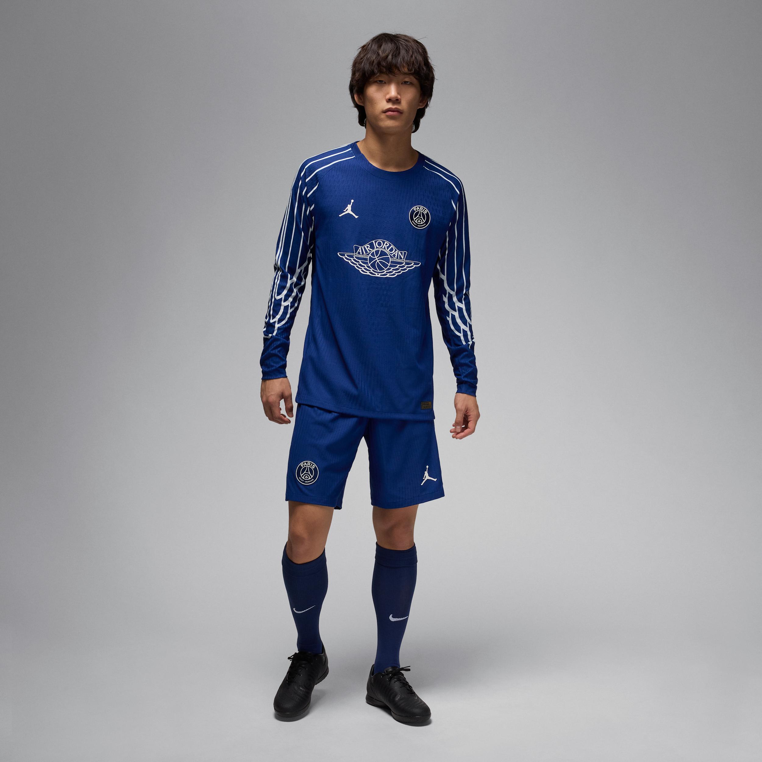 Mens Paris Saint-Germain 2025 Match Fourth Jordan Dri-FIT ADV Soccer Authentic Shorts | HQ6634-492 Product Image