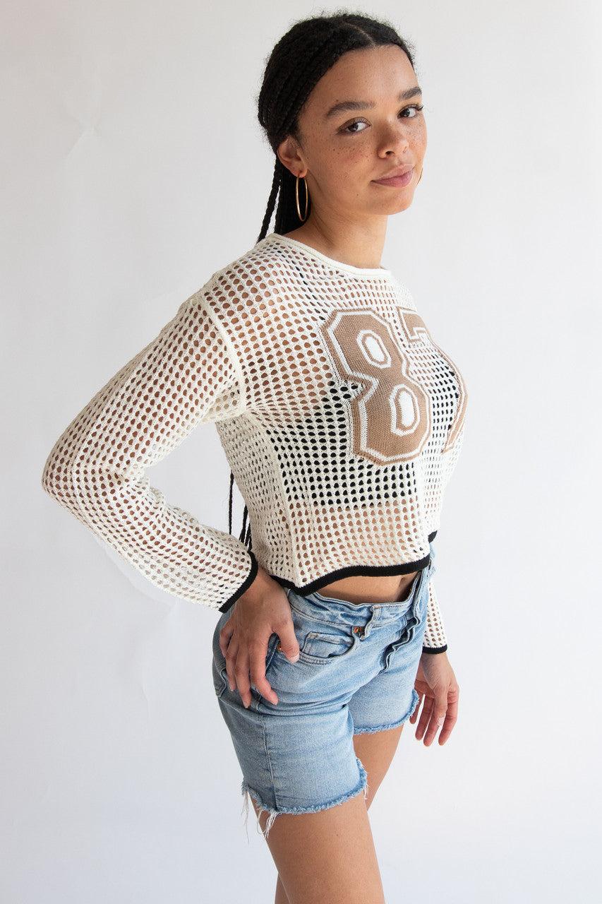 Knit Mesh Stitch 87 Sweater Product Image