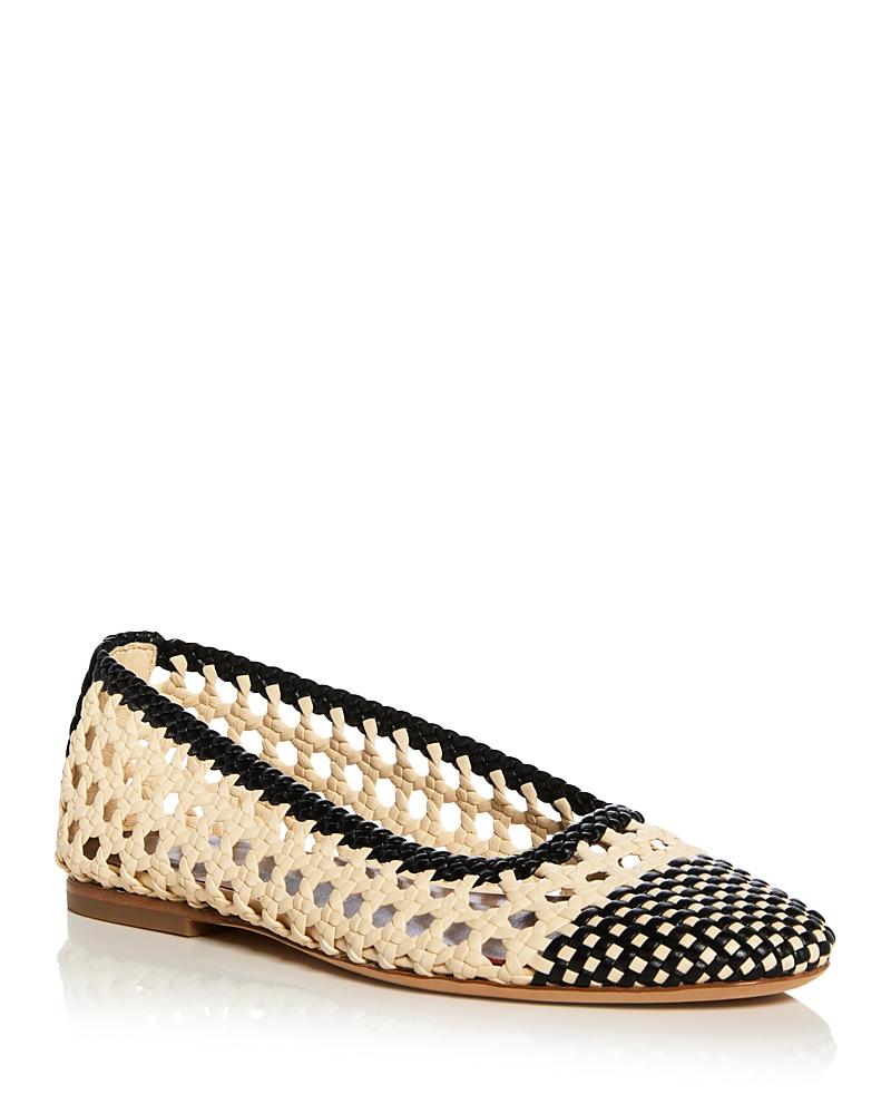 Womens Nell Crochet Leather Ballet Flats Product Image