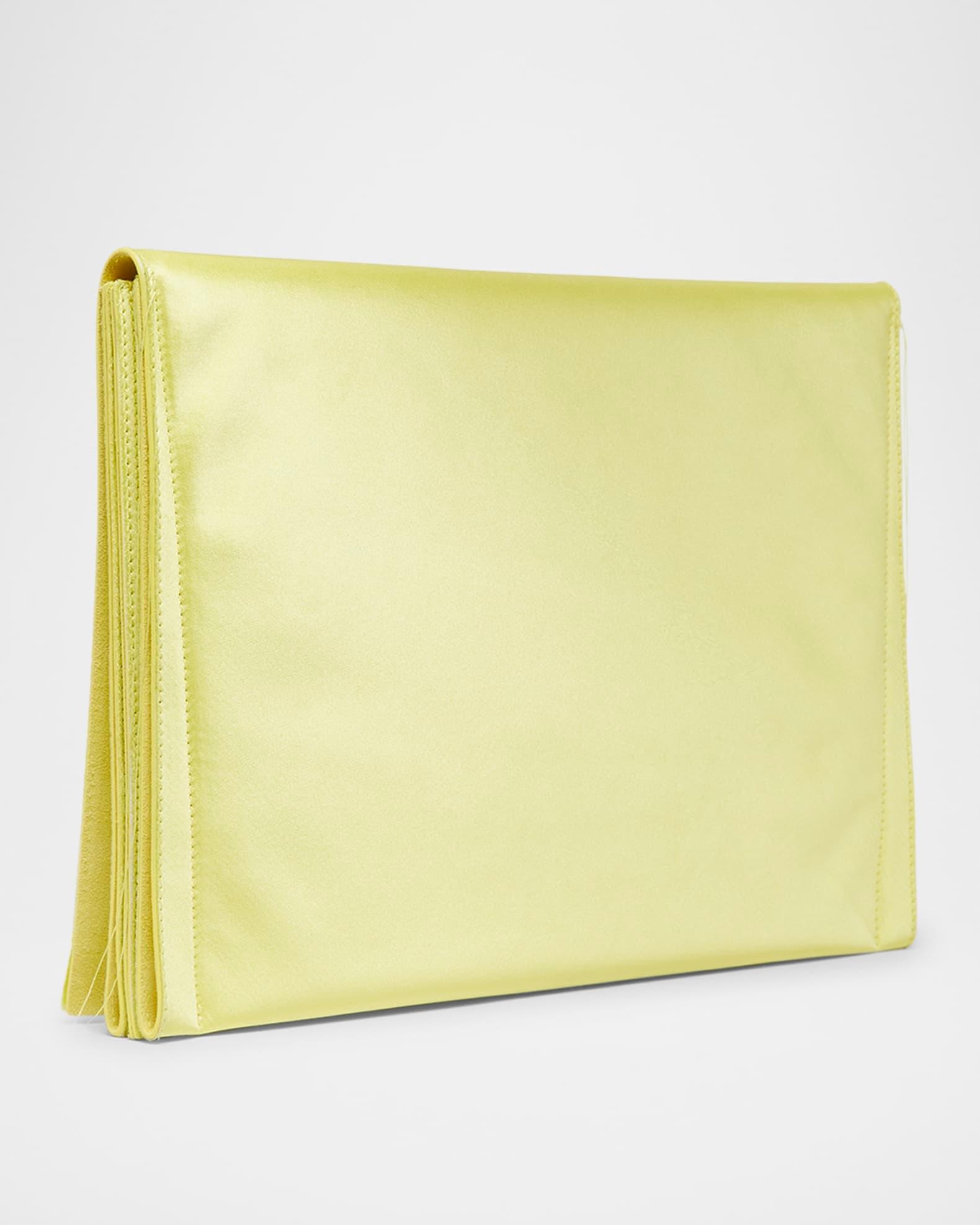 Pattern Pochette in Satin with Logo Embroidery  Product Image