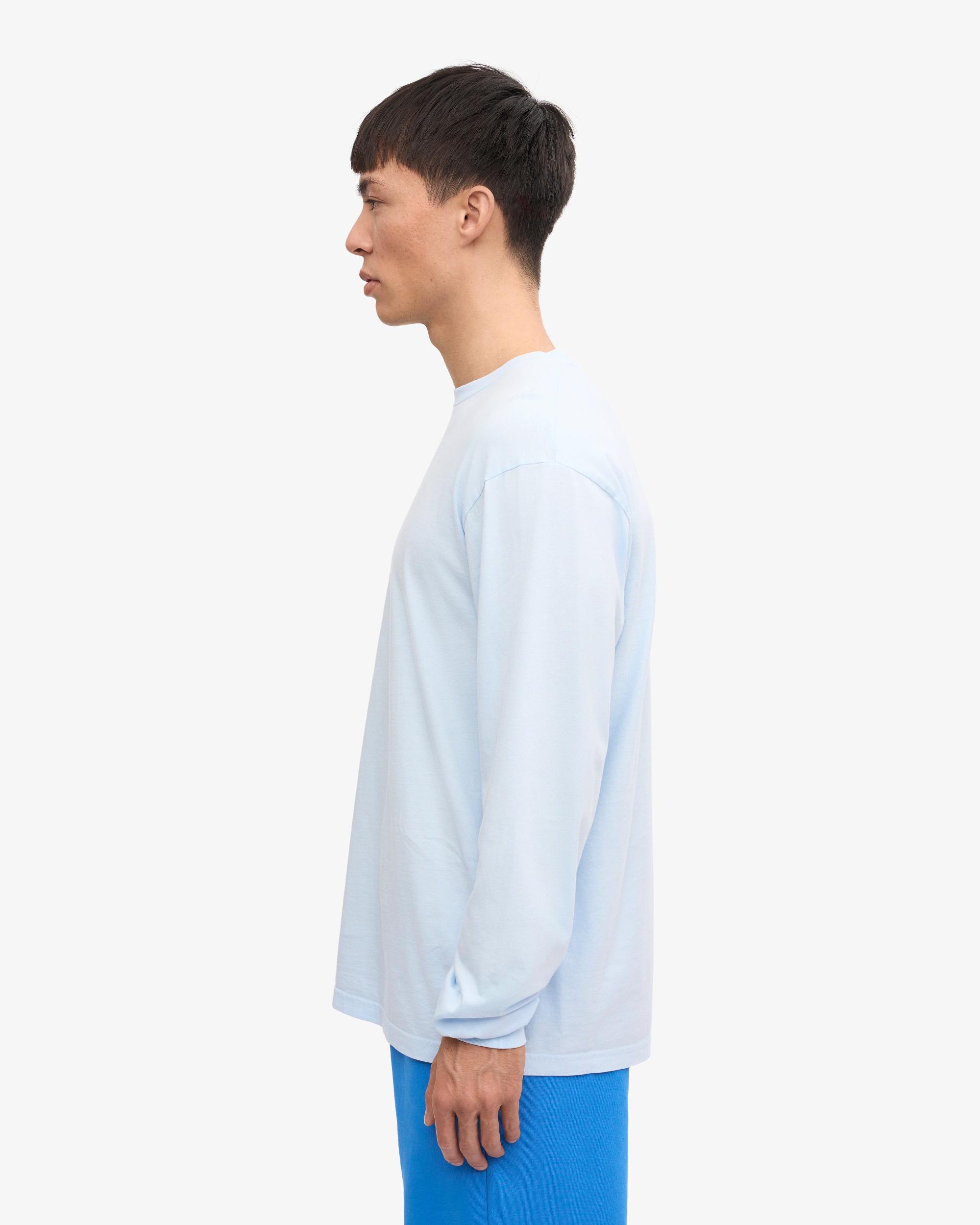 Oversized Organic LS T-Shirt - Polar Blue Product Image