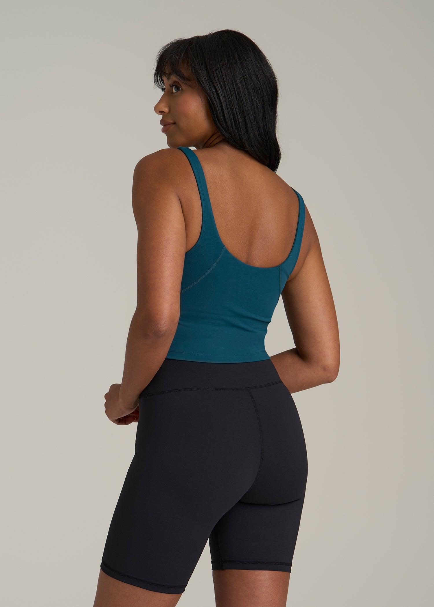 Balance Tank Top for Tall Women in Deep Water Female Product Image