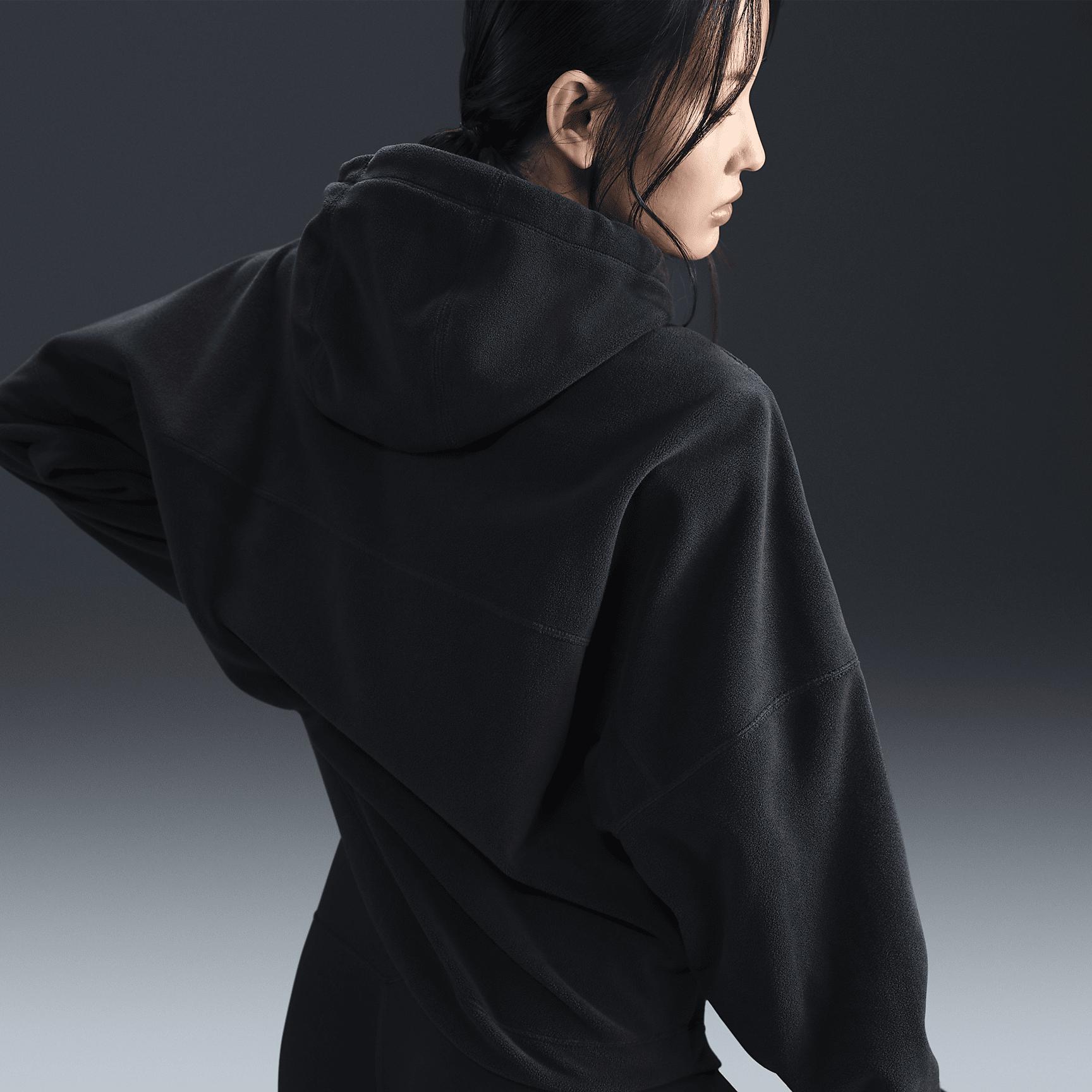 Nike One Women's Oversized Therma-FIT Pullover Fleece Hoodie Product Image