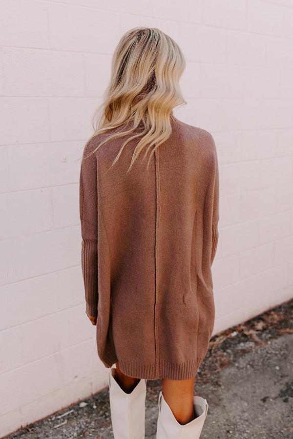 Rustic Vineyard Knit Sweater Dress Product Image