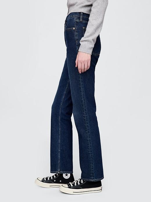 High Rise Studded &apos;90s Straight Jeans Product Image