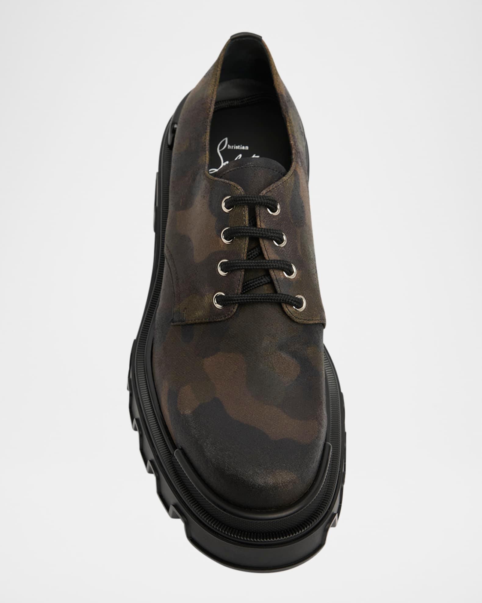 Men's Trott Dune Camouflage Leather Oxfords  Product Image