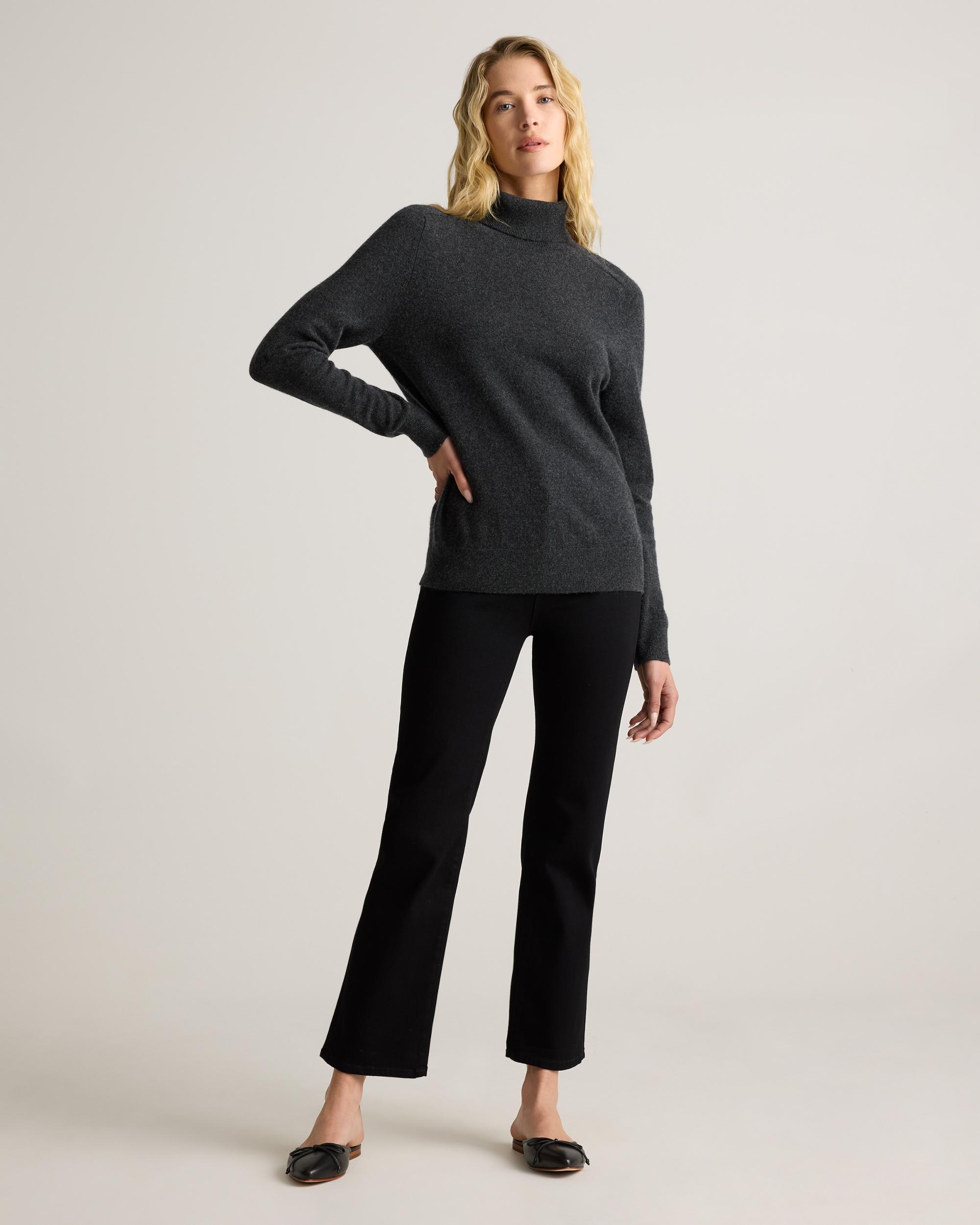 Quince | Women's Mongolian Cashmere Turtleneck Sweater Product Image