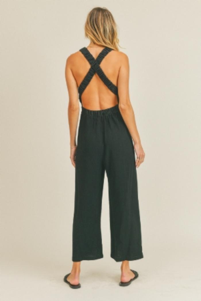 Terry Linen Jumpsuit Product Image