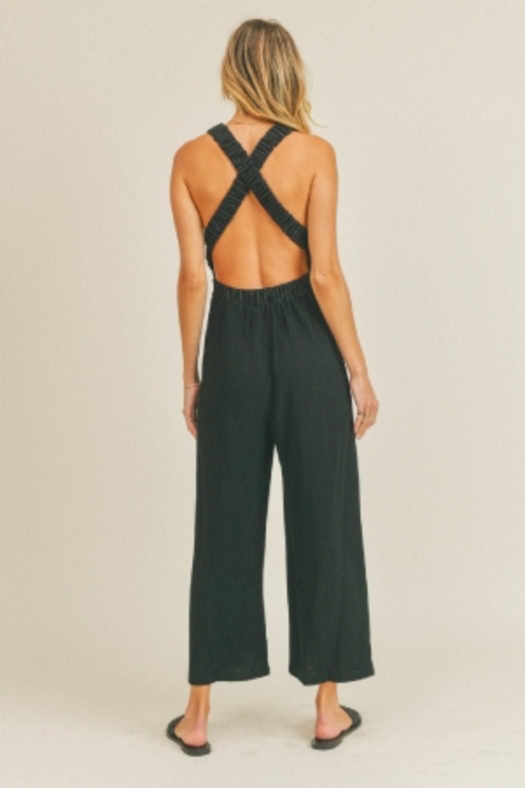 Terry Linen Jumpsuit Product Image