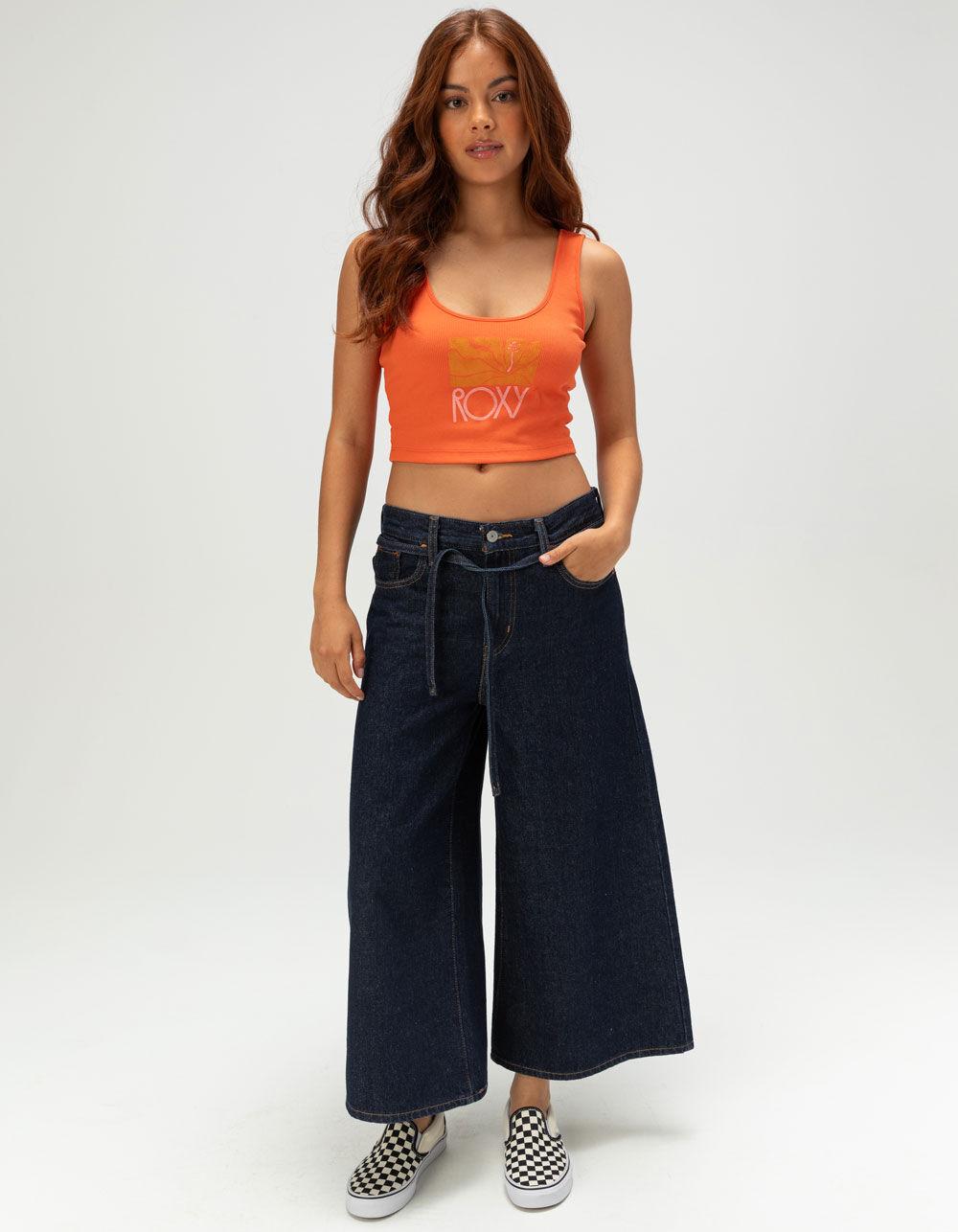 ROXY Sea Glass Dive Womens Tank Top - ORANGE Product Image