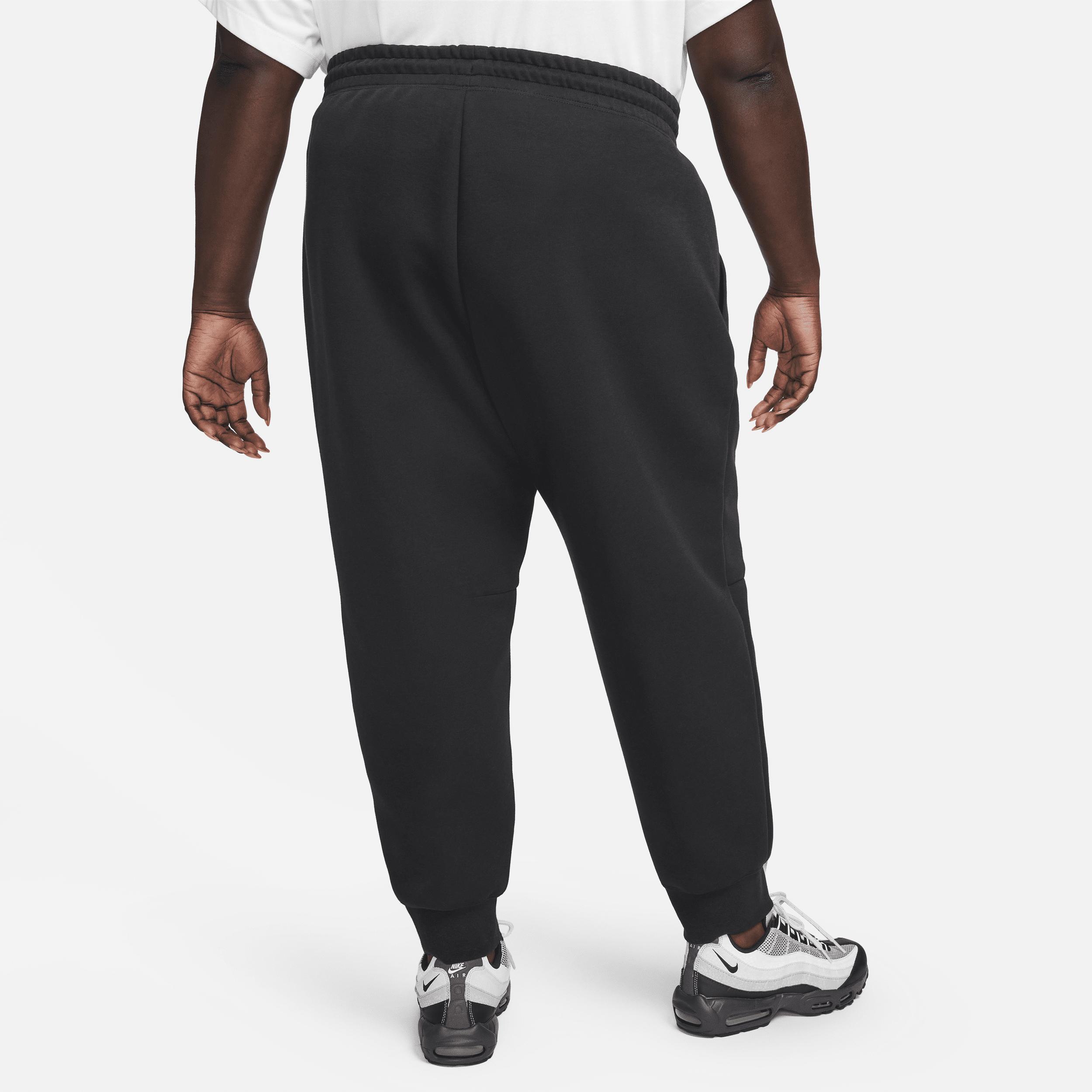Womens Nike Sportswear Tech Fleece Mid-Rise Jogger Pants (Plus Size) | FB8332-010 Product Image