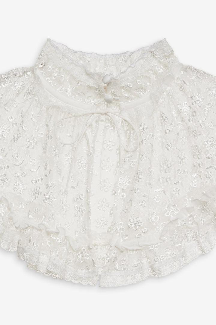 Layer Cake Chiffon Collar — White Product Image