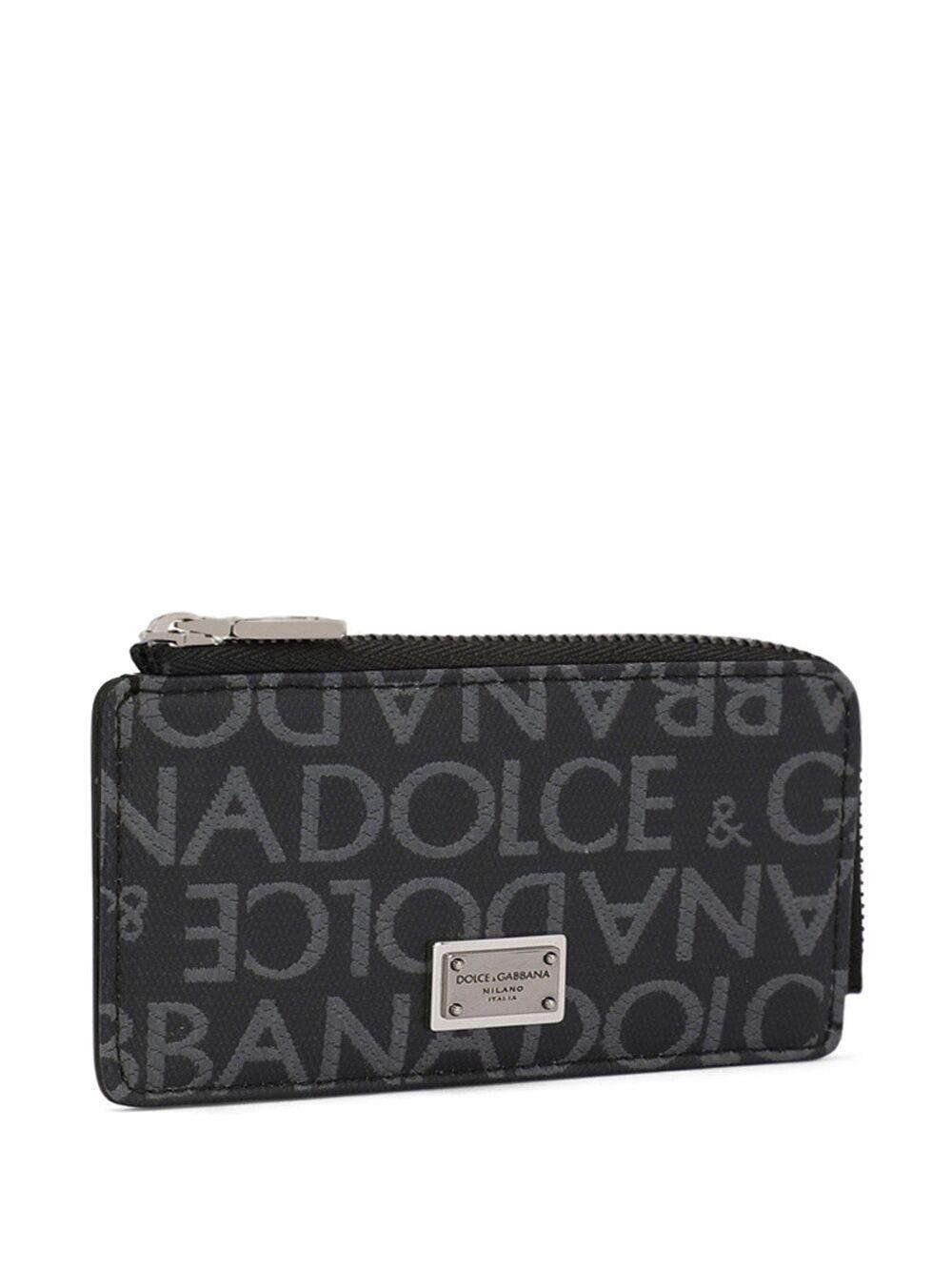logo-jacquard zip around wallet Product Image