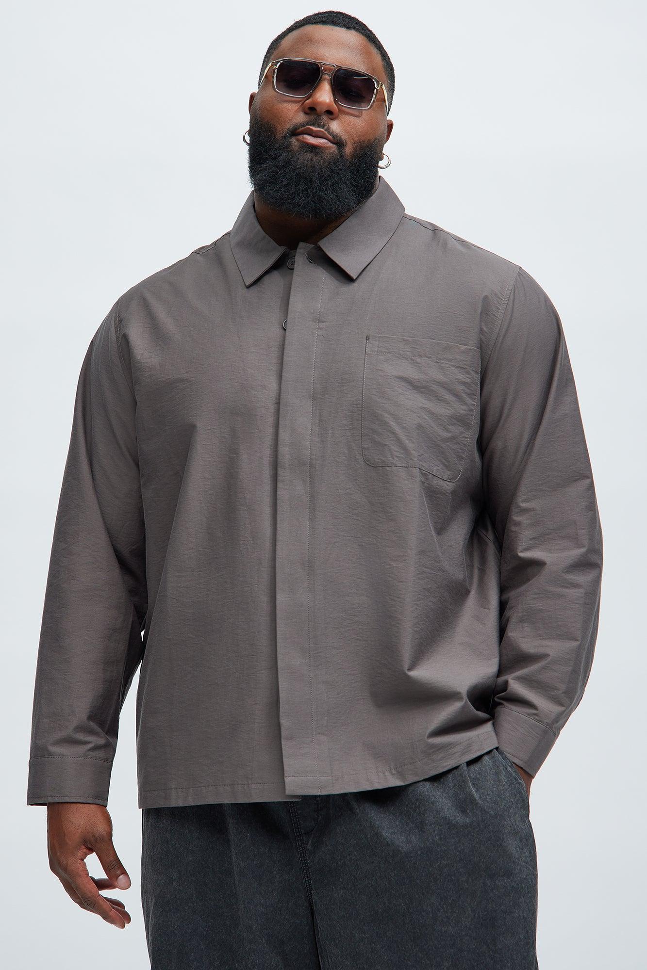 Too Easy Button Up Shirt - Brown Product Image