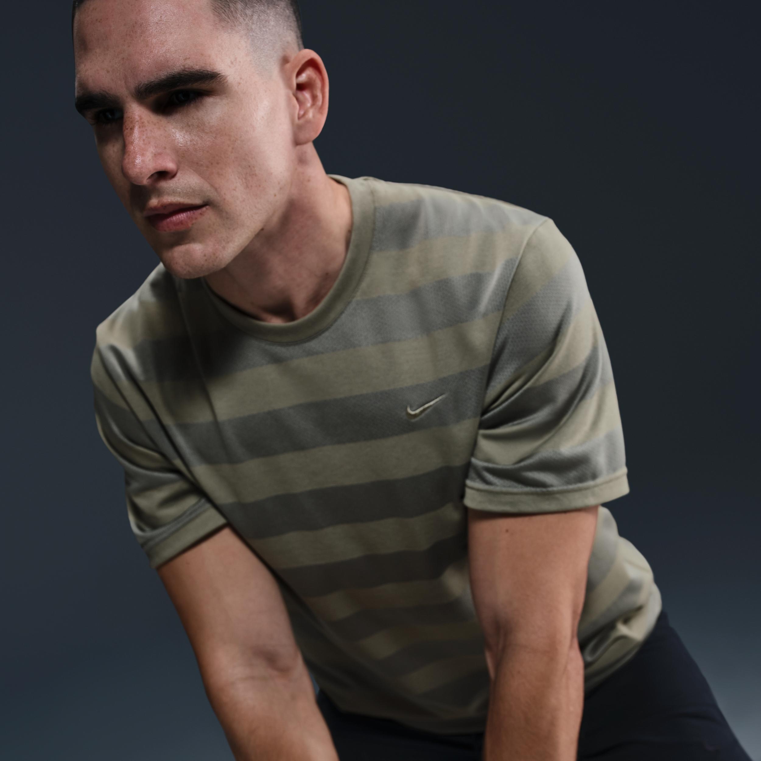 Mens Nike Primary Dri-FIT Striped Fitness Top Product Image