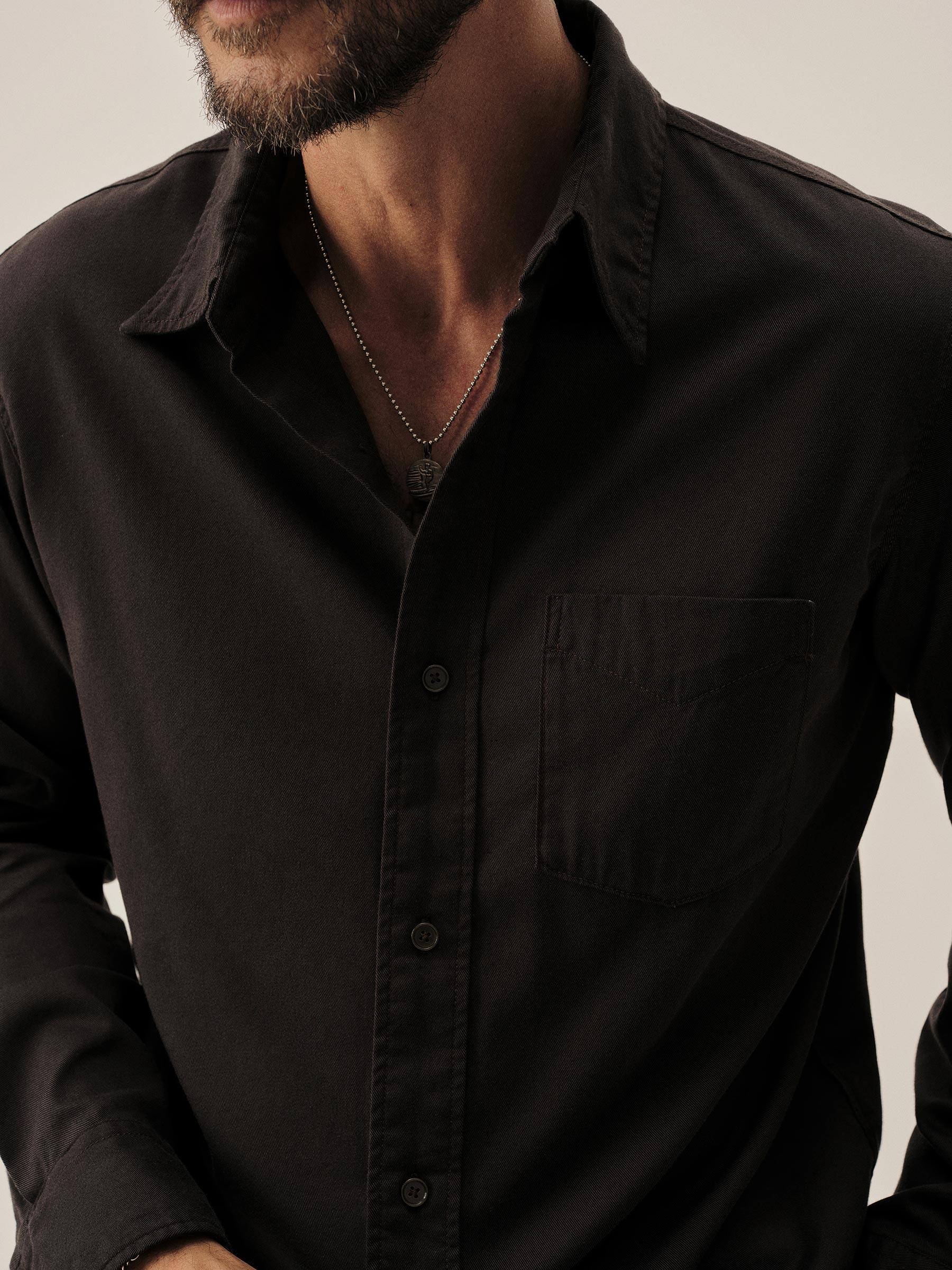 Charcoal Chainmail Check Pacific Twill Flannel Bd Shirt Product Image