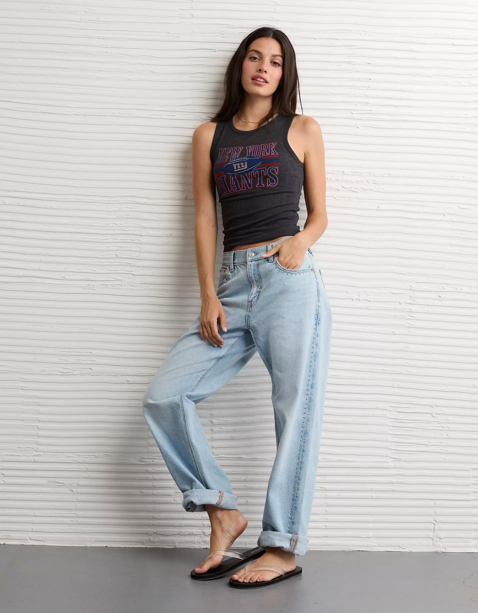 AE NFL New York Giants Graphic Tank Top Product Image