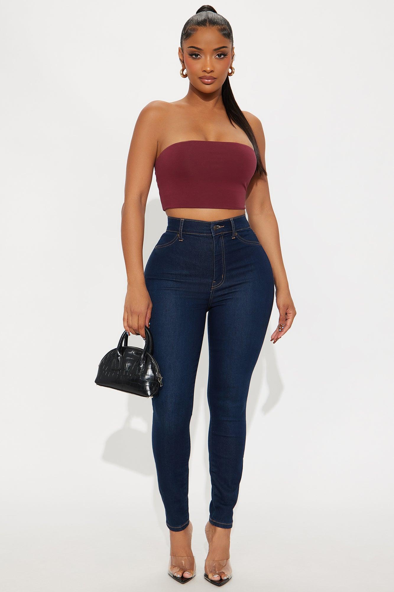 Essential Bandeau - Burgundy Female Product Image