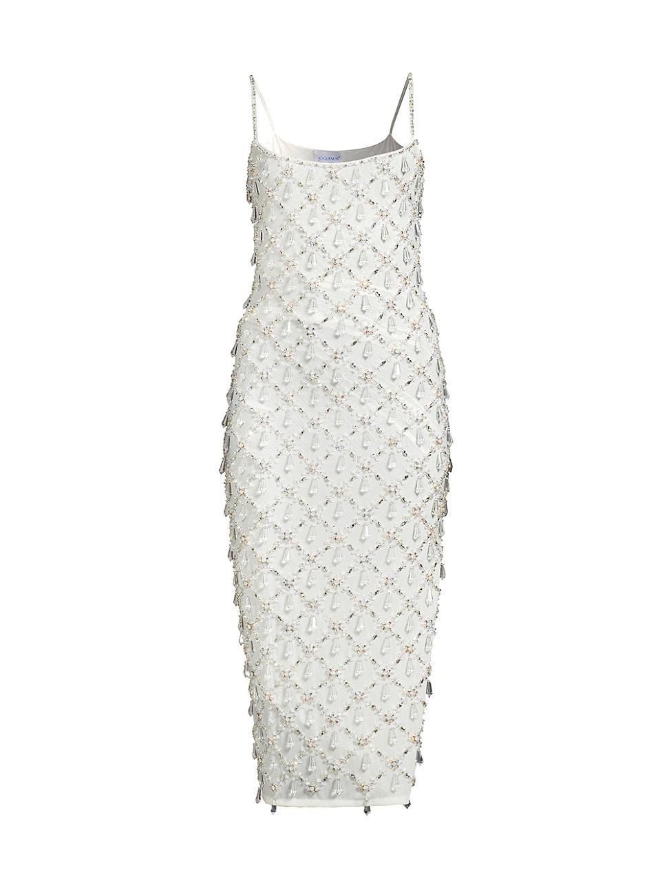 Womens Calliope Teardrop Beaded Midi-Dress Product Image