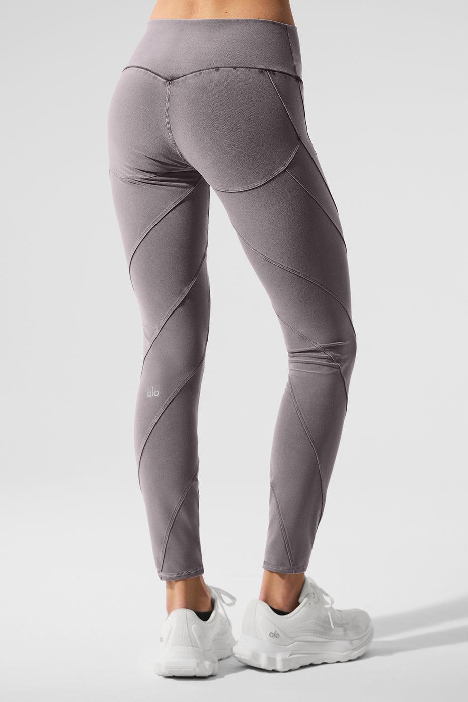 Washed Alosoft High-Waist Sunray Legging - Cool Grey Wash Product Image