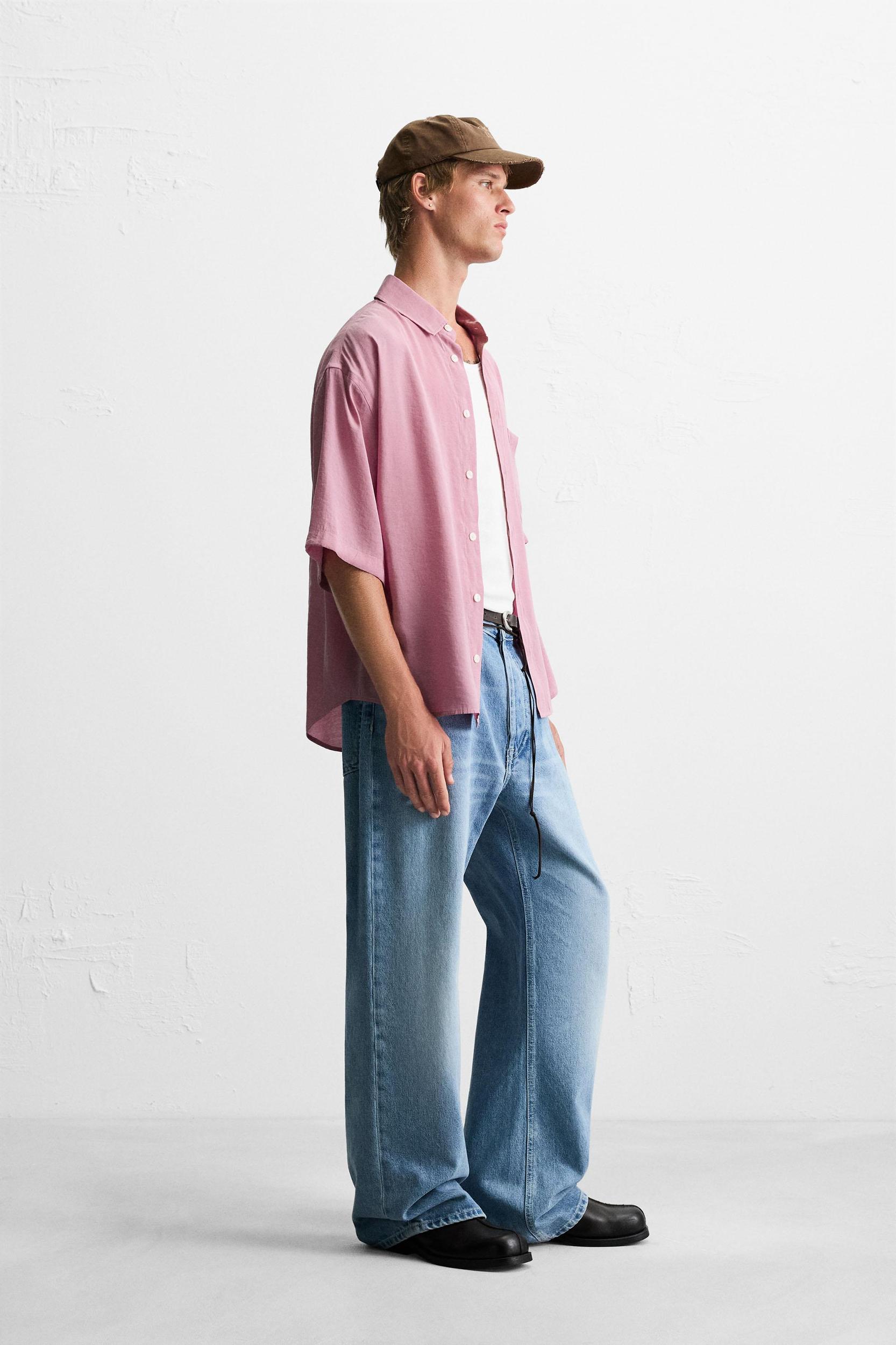 RELAXED FIT FLOWY SHIRT Product Image