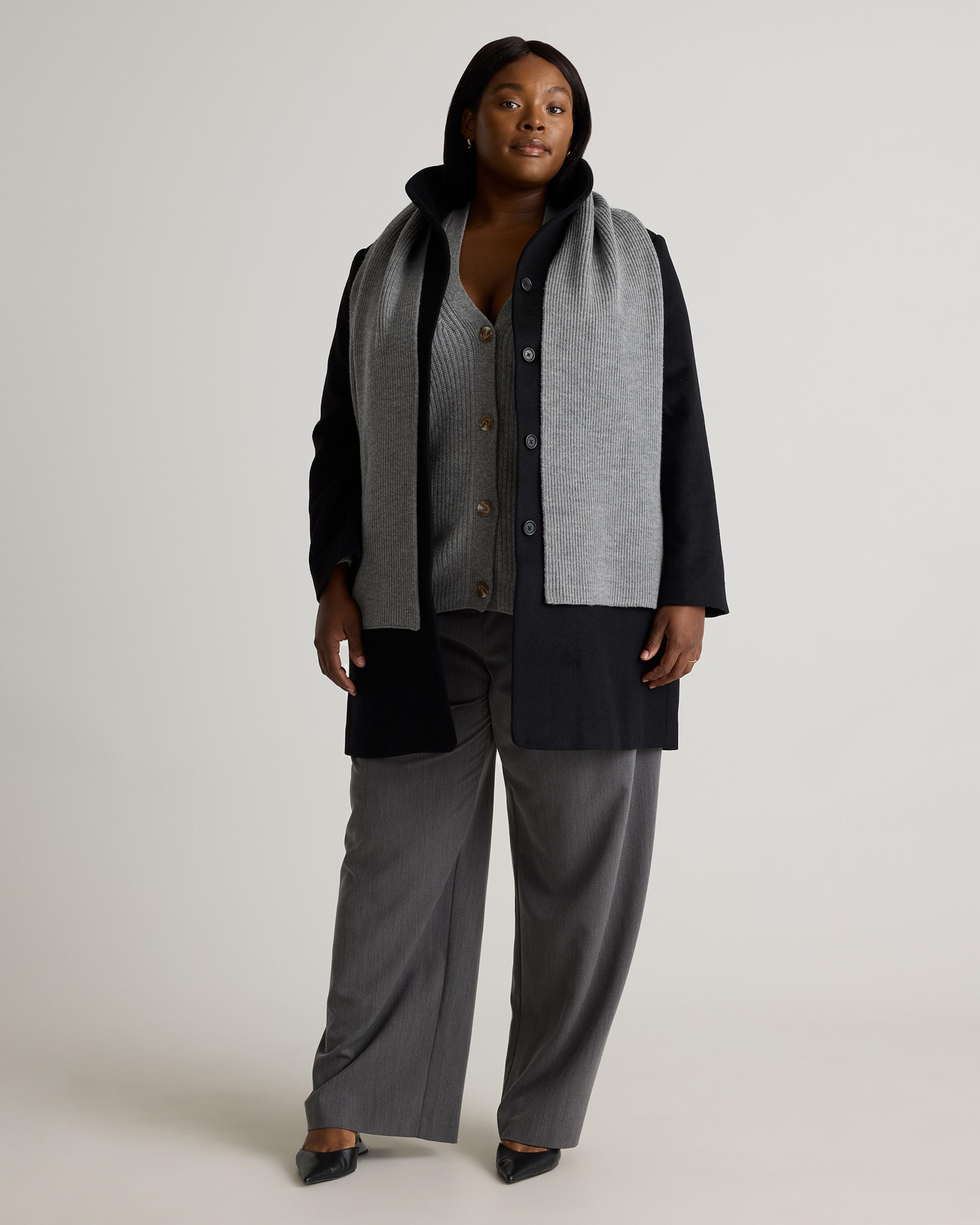 Quince | Women's Merino Wool Fisherman Scarf Product Image