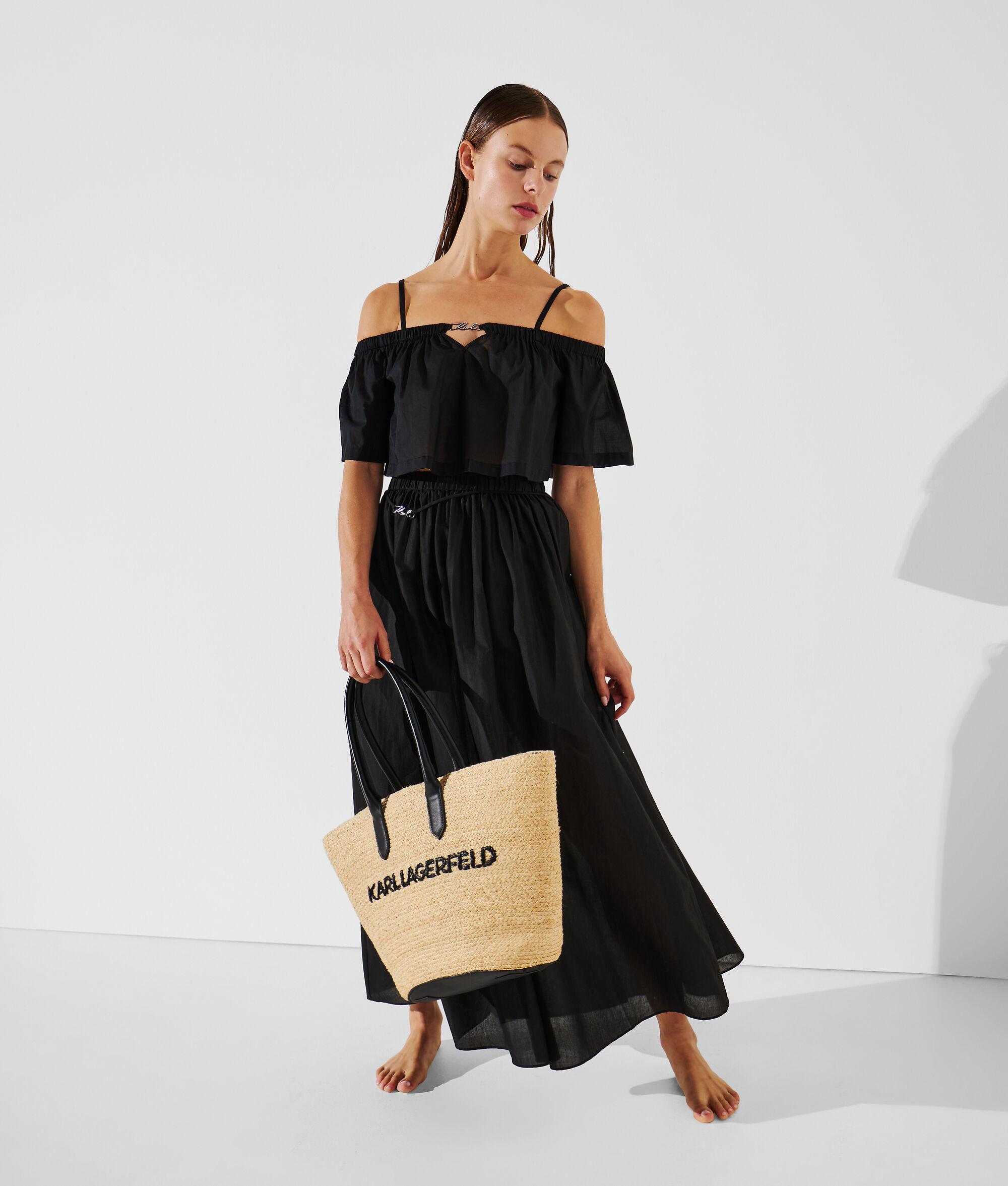 OFF-SHOULDER CROPPED BEACH TOP Product Image