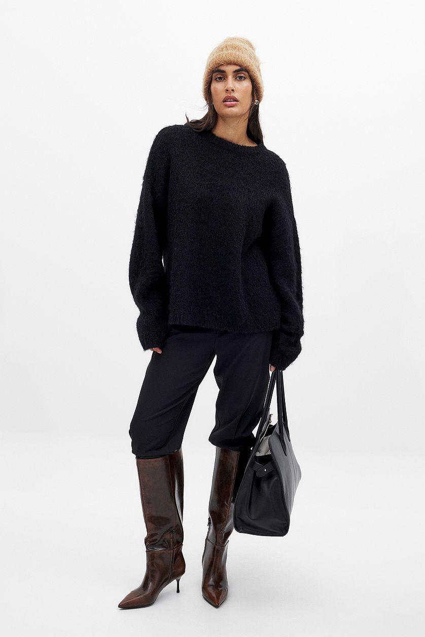 Alpaca Blend Hairy Beanie Product Image