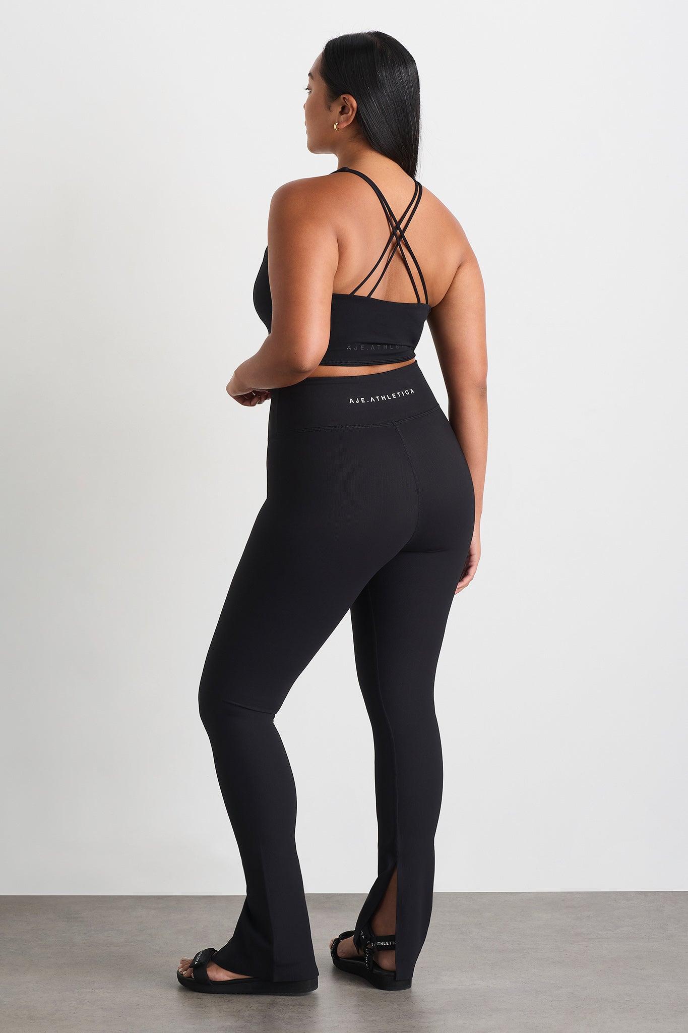 High Waist Split Hem Legging 205 Product Image