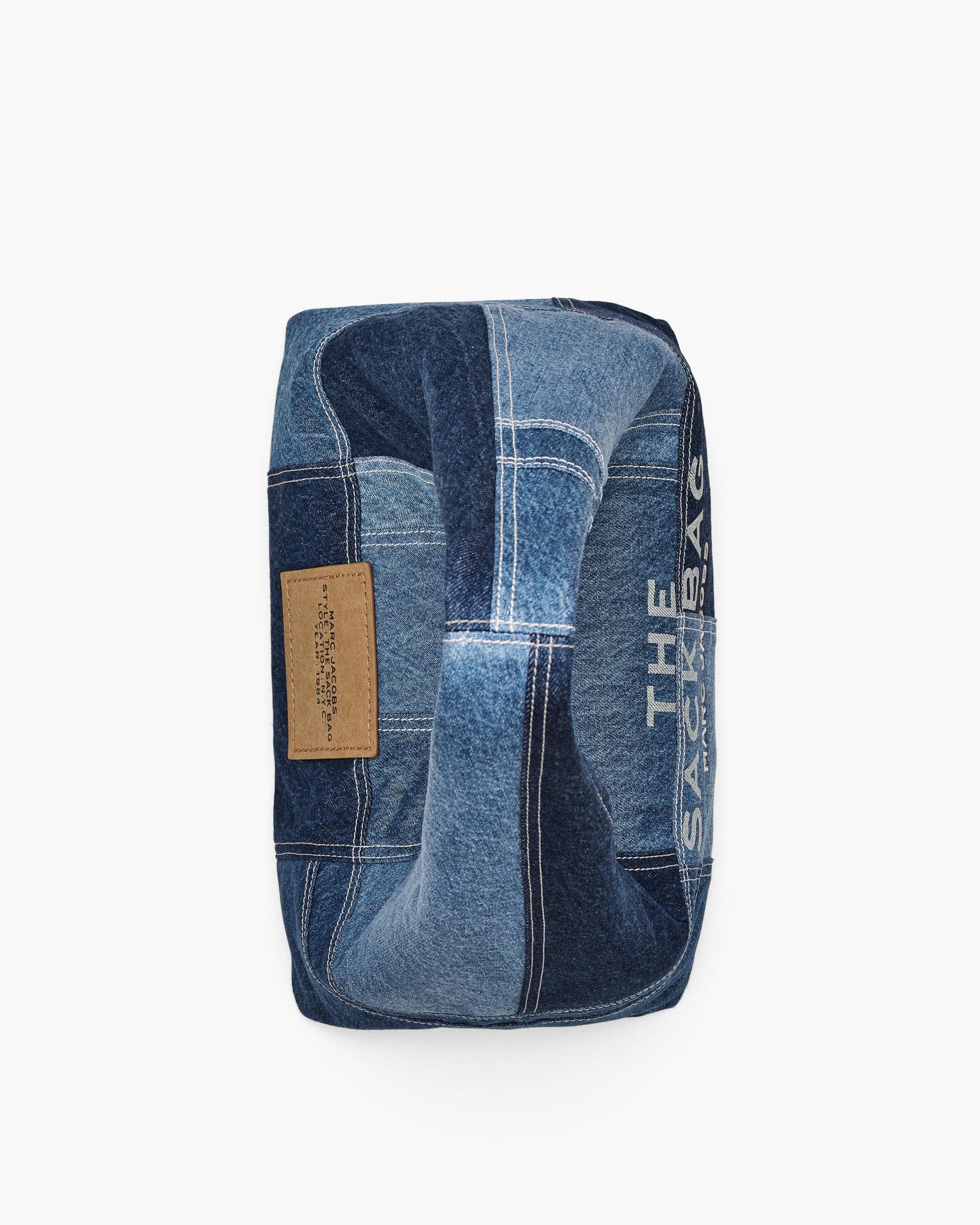 The Patchwork Denim Sack Bag Product Image