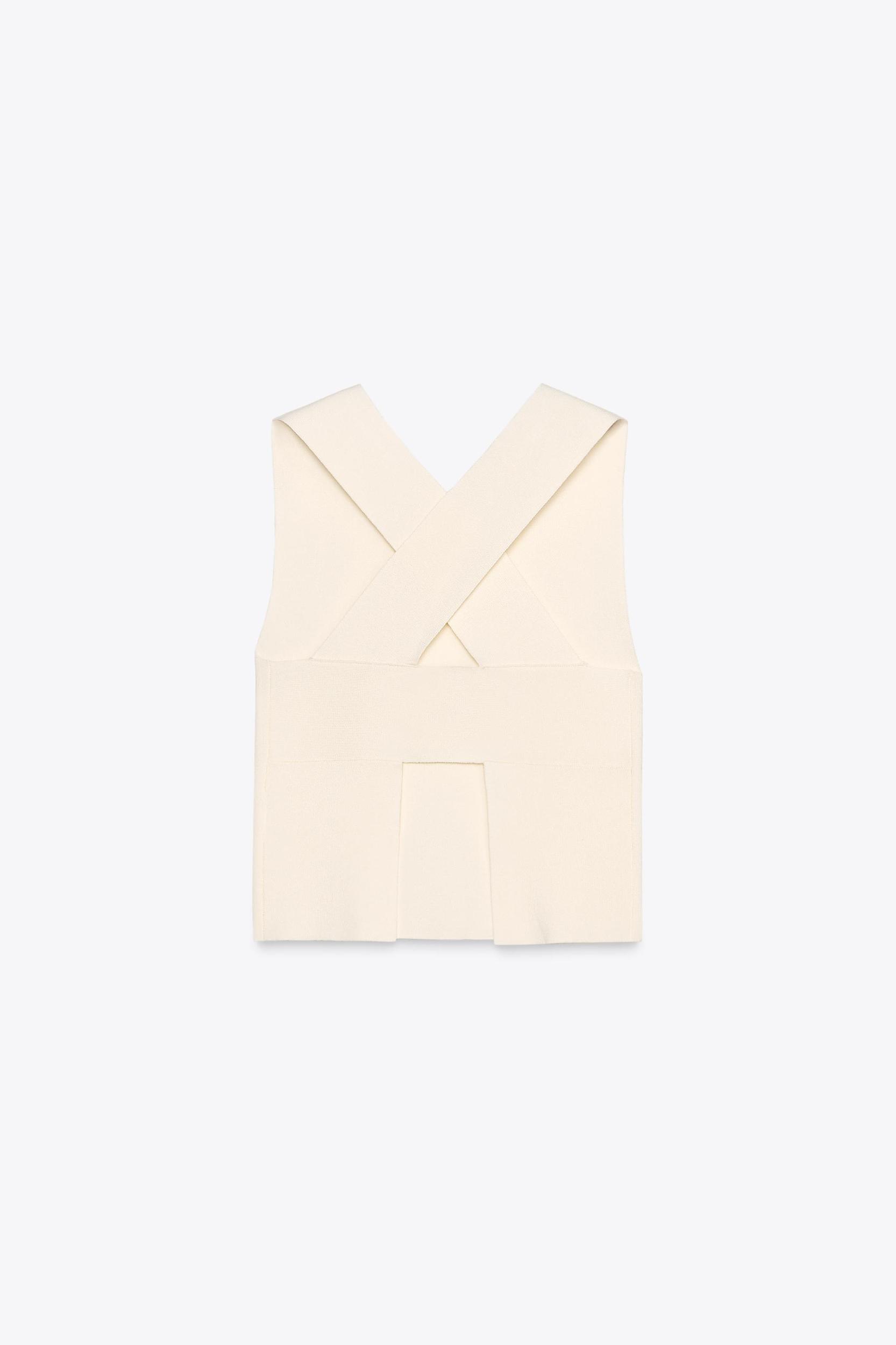 CUT OUT BACK KNIT TOP Product Image