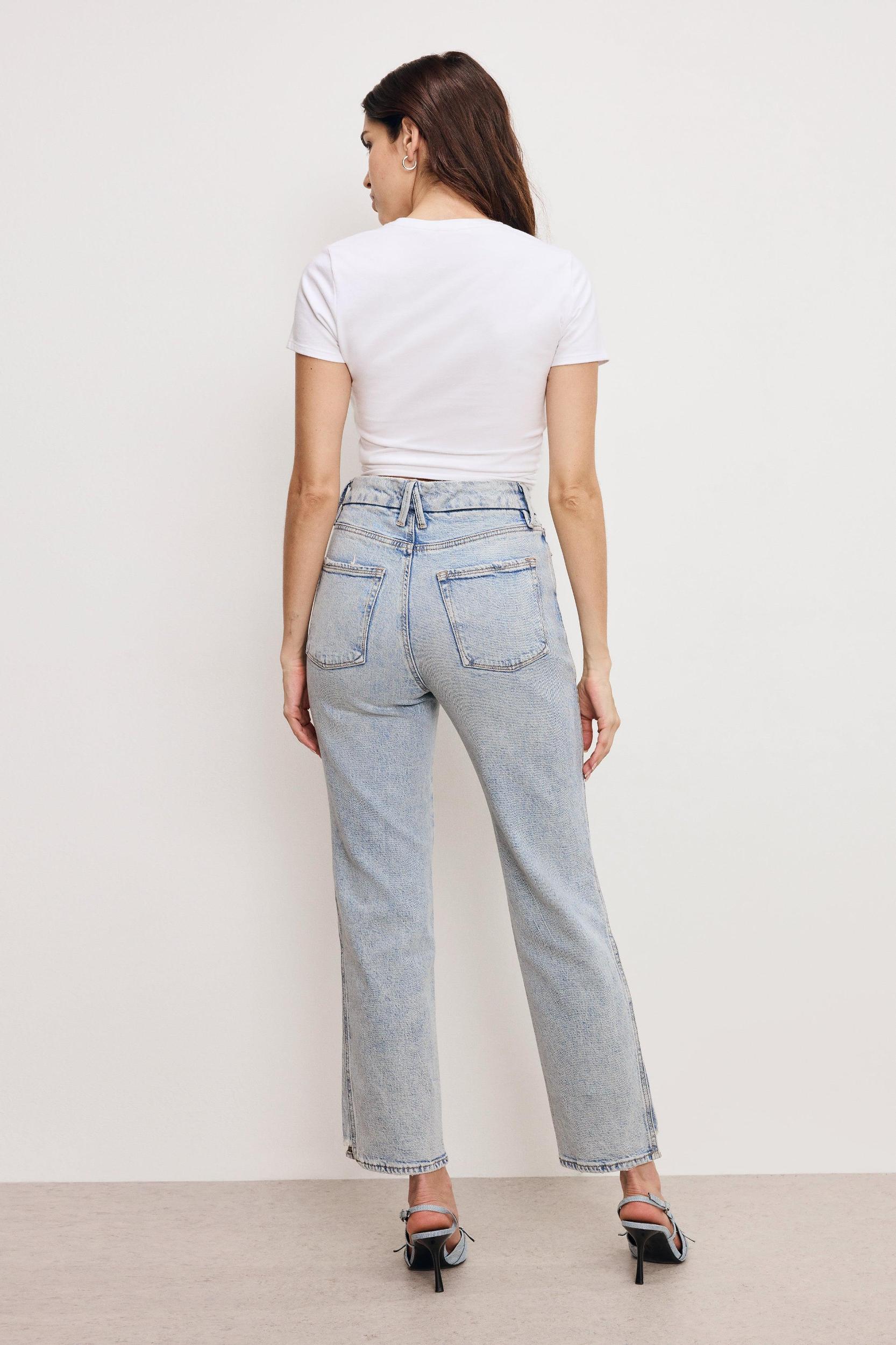 GOOD CURVE STRAIGHT JEANS | INDIGO545 Product Image
