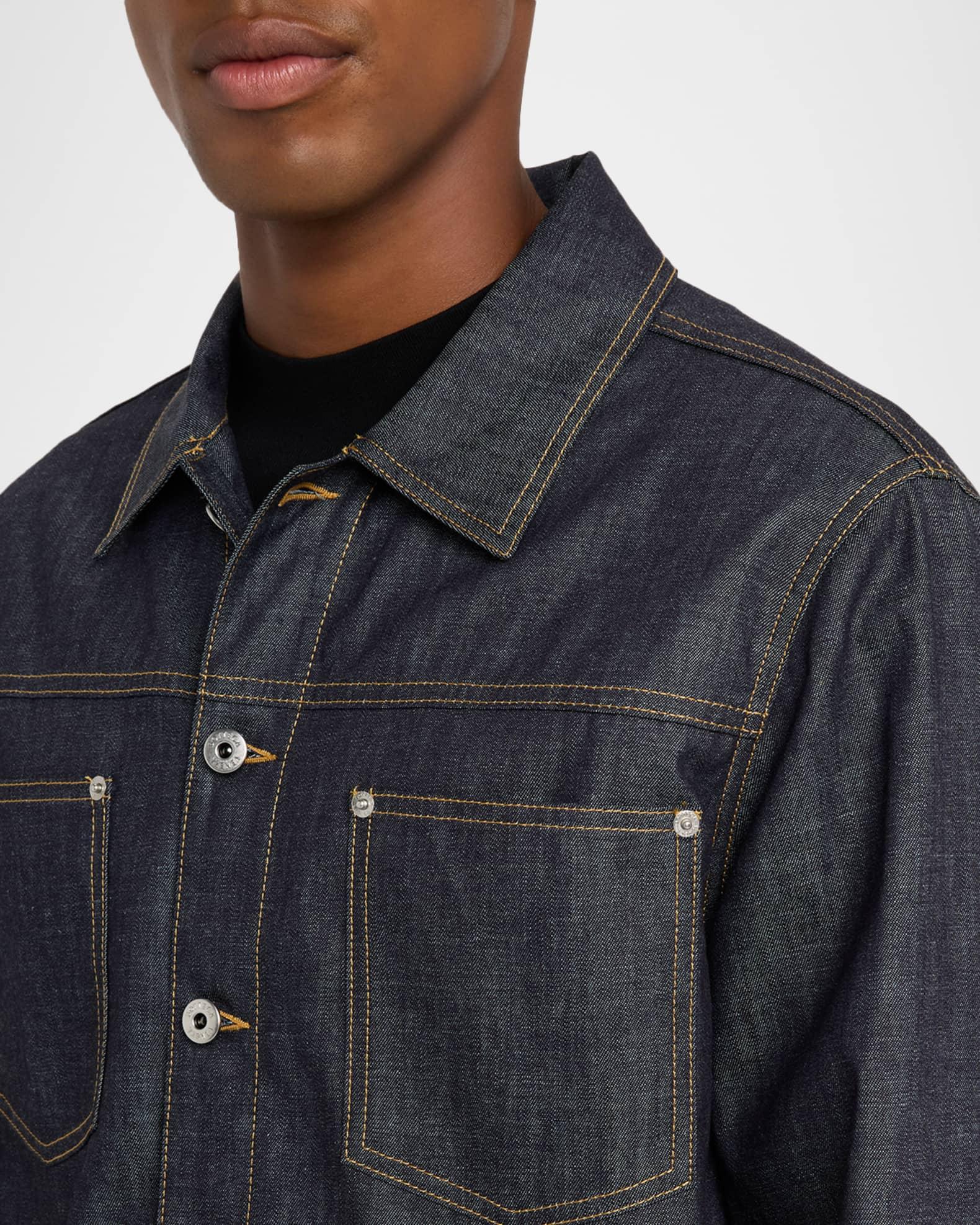 Men's Indigo Denim Jacket  Product Image