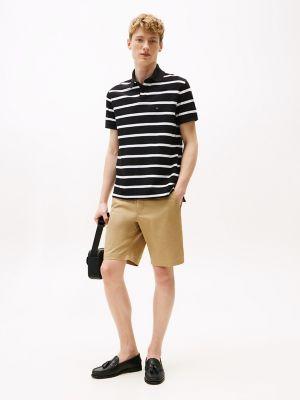 Regular Fit Stripe Wicking Polo Product Image