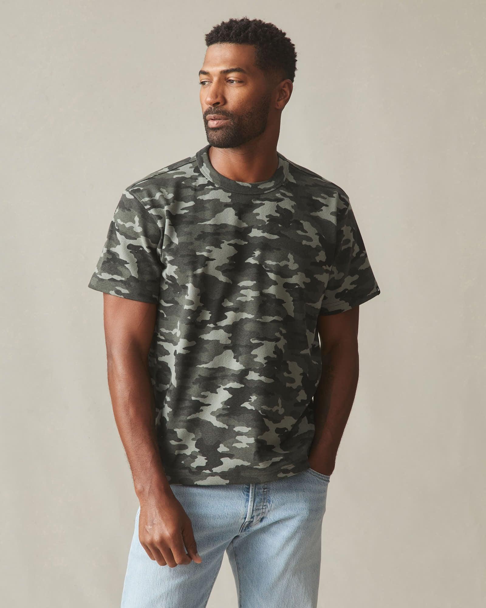 Men's Rib Tee - Forest Camo Product Image