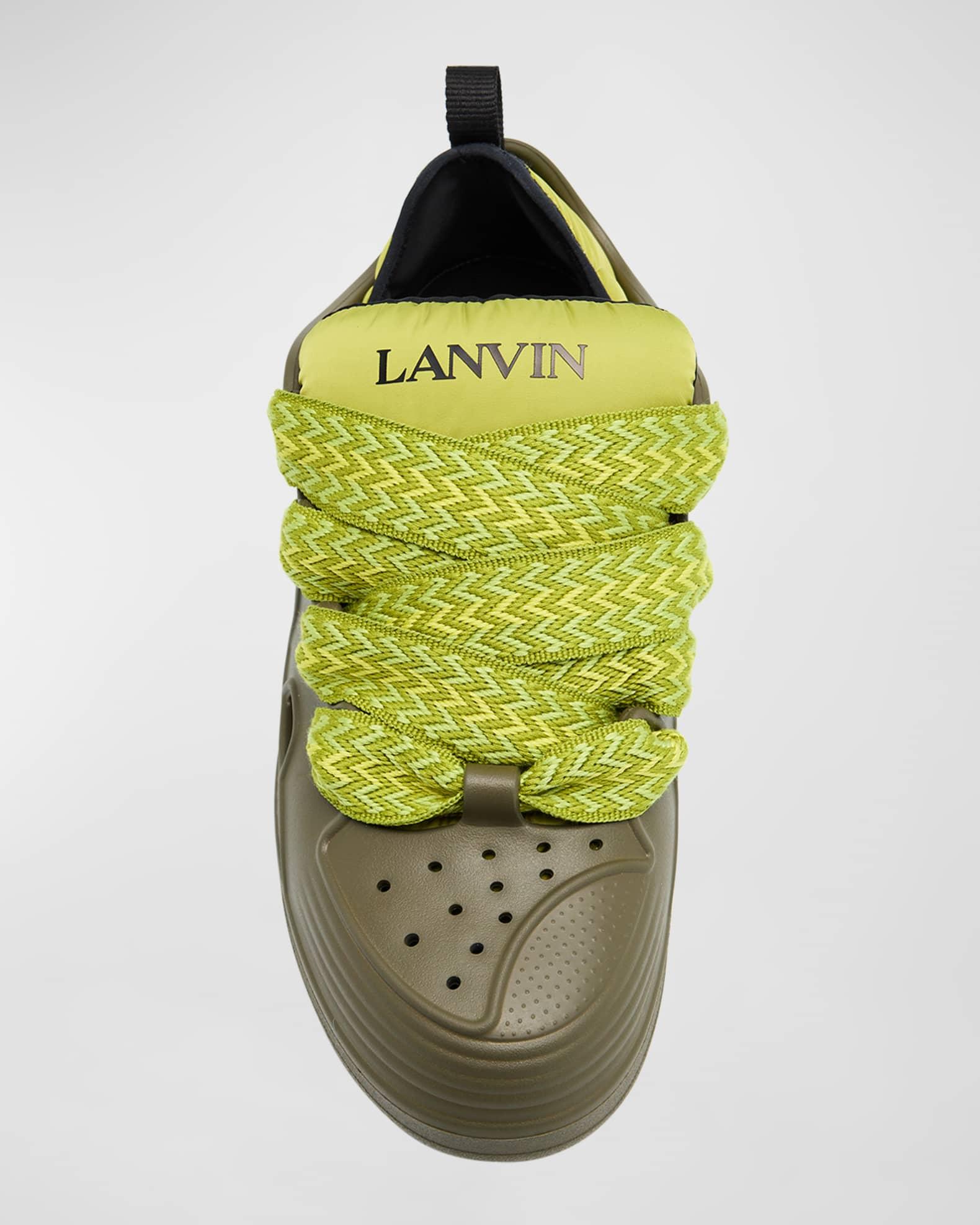 Men's Curb Rubber Jumbo-Lace Sneakers Product Image