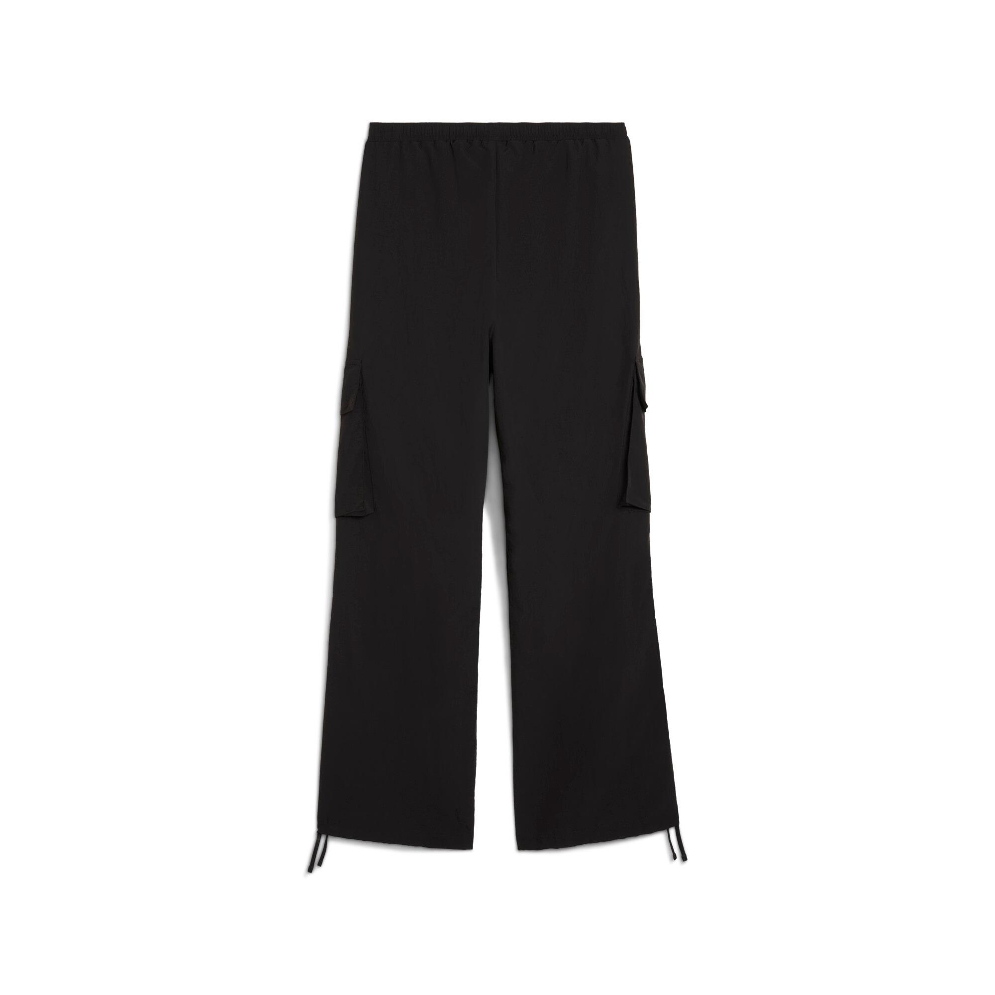 PUMA Wardrobe Essentials Women's Relaxed Woven Cargo Pants Product Image