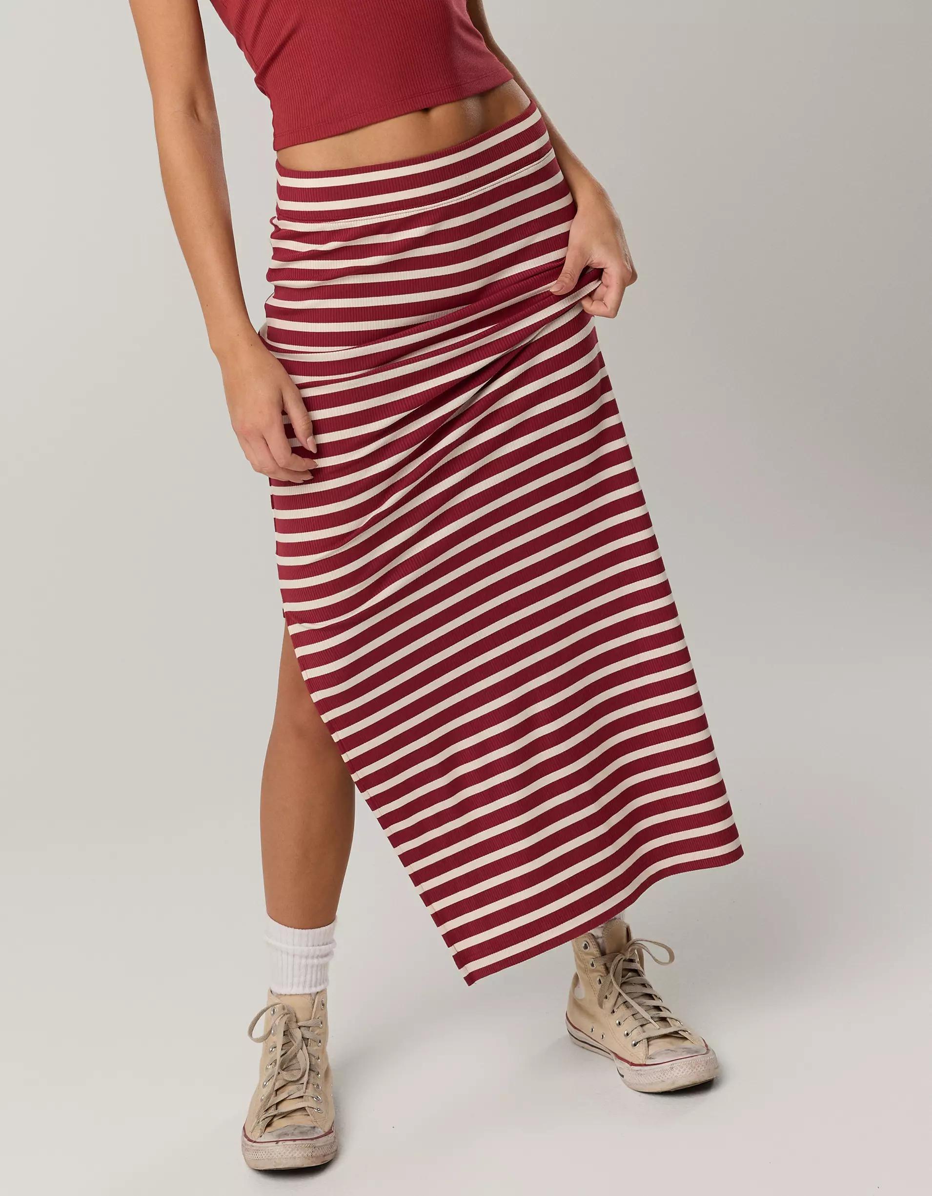 OFFLINE By Aerie Thumbs Up Heavyweight Maxi Skirt Product Image
