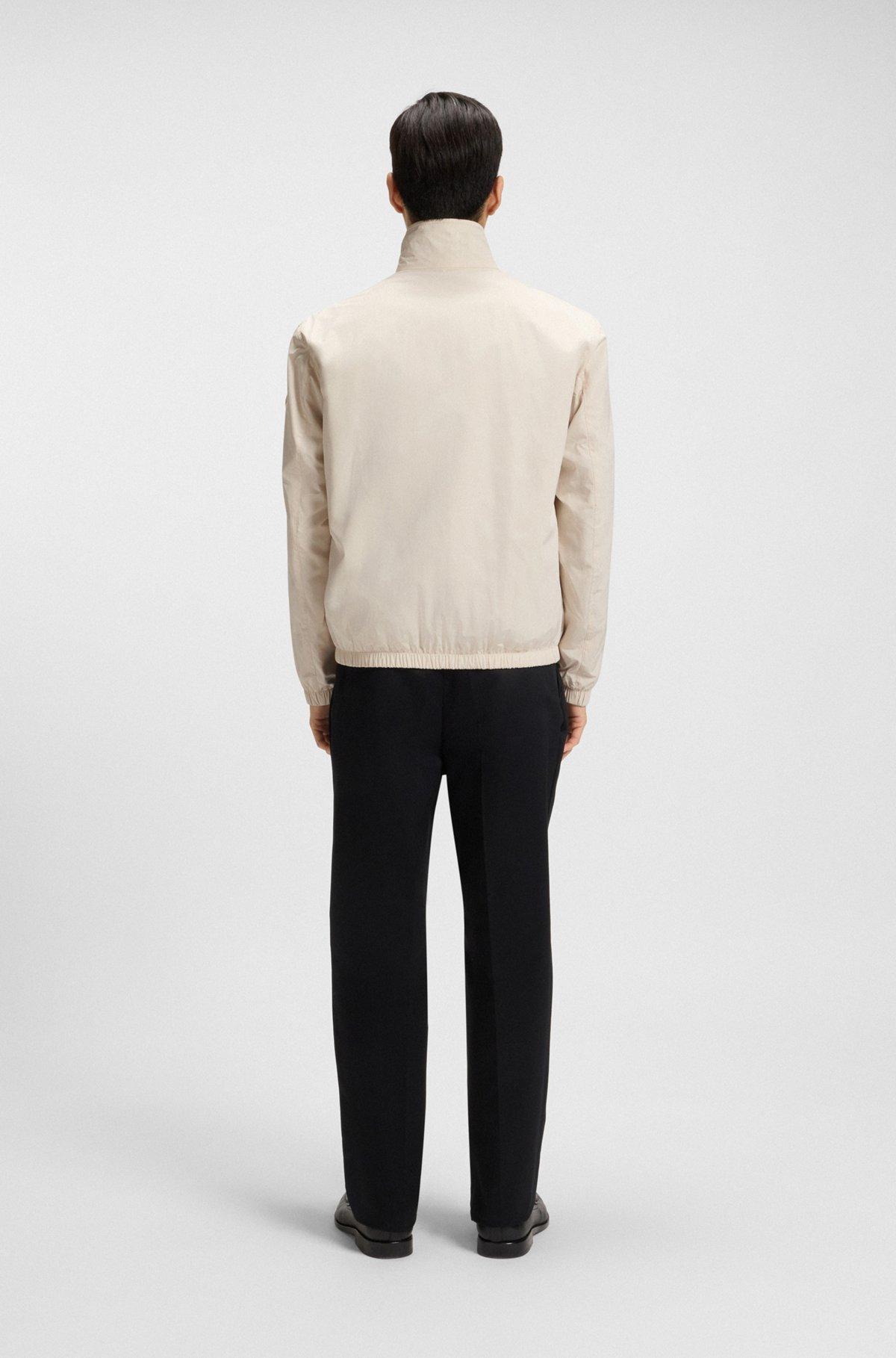 Water-repellent reversible jacket with check pattern Product Image