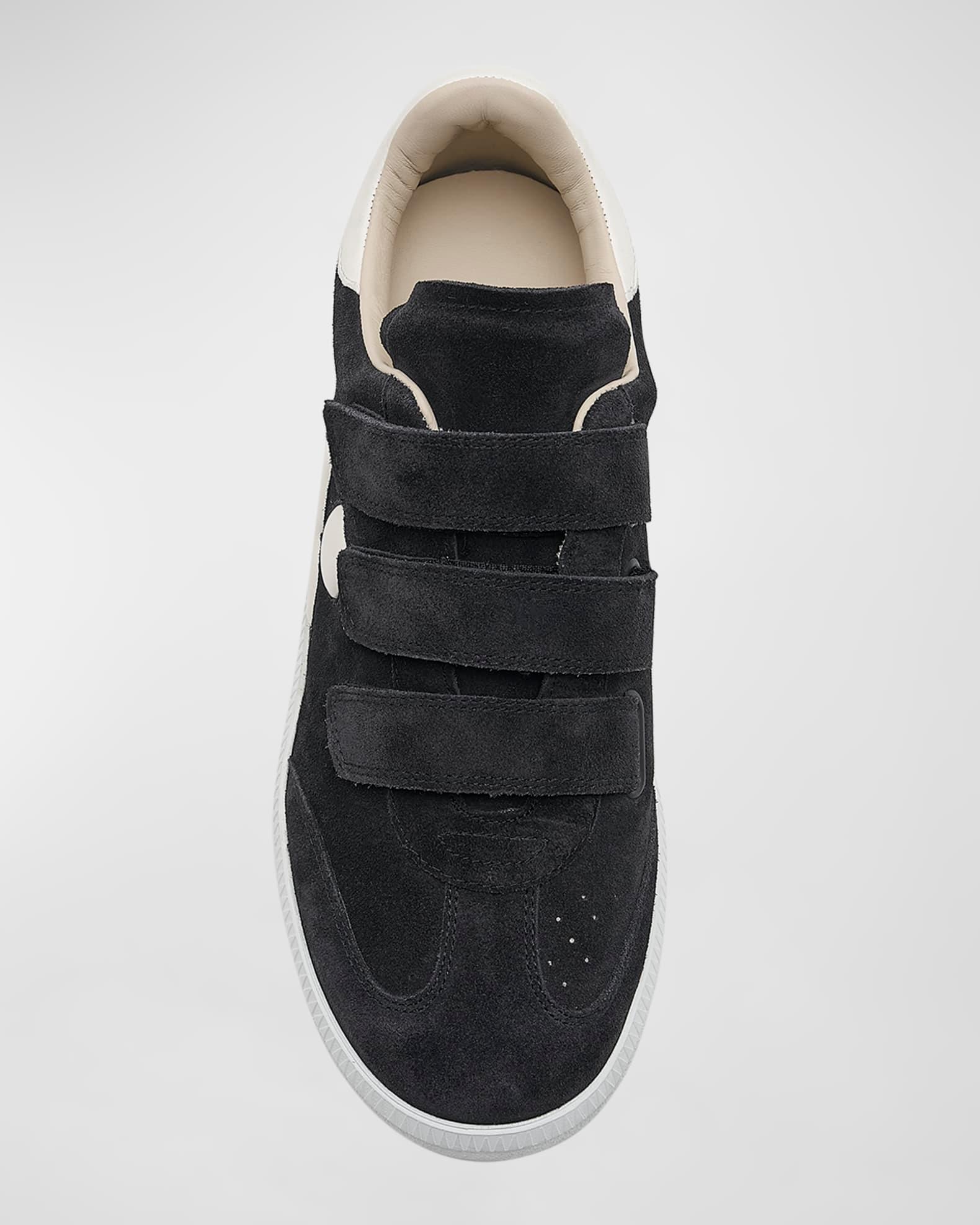 Beth Mixed Leather Triple-Grip Sneakers Product Image