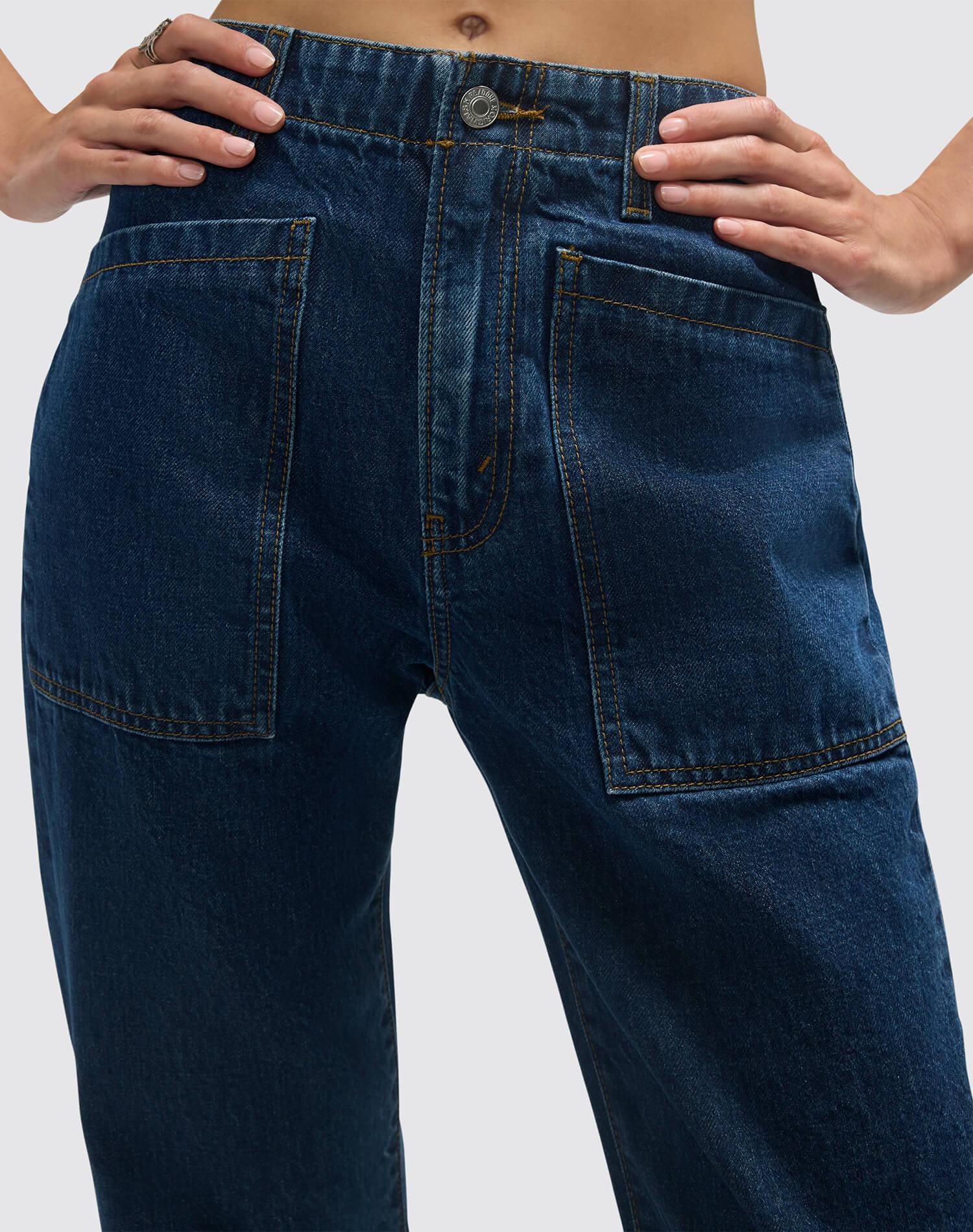 The Bender Jean - Rustic Indigo Female Product Image
