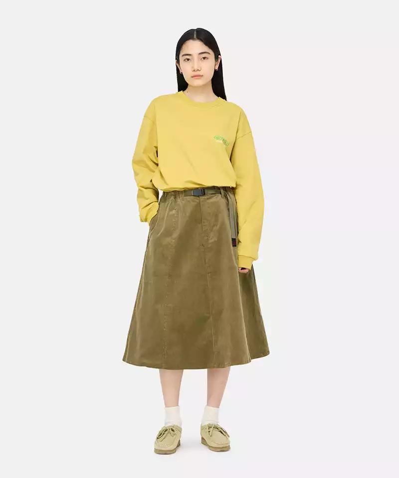 Paneled Midi Skirt Female Product Image