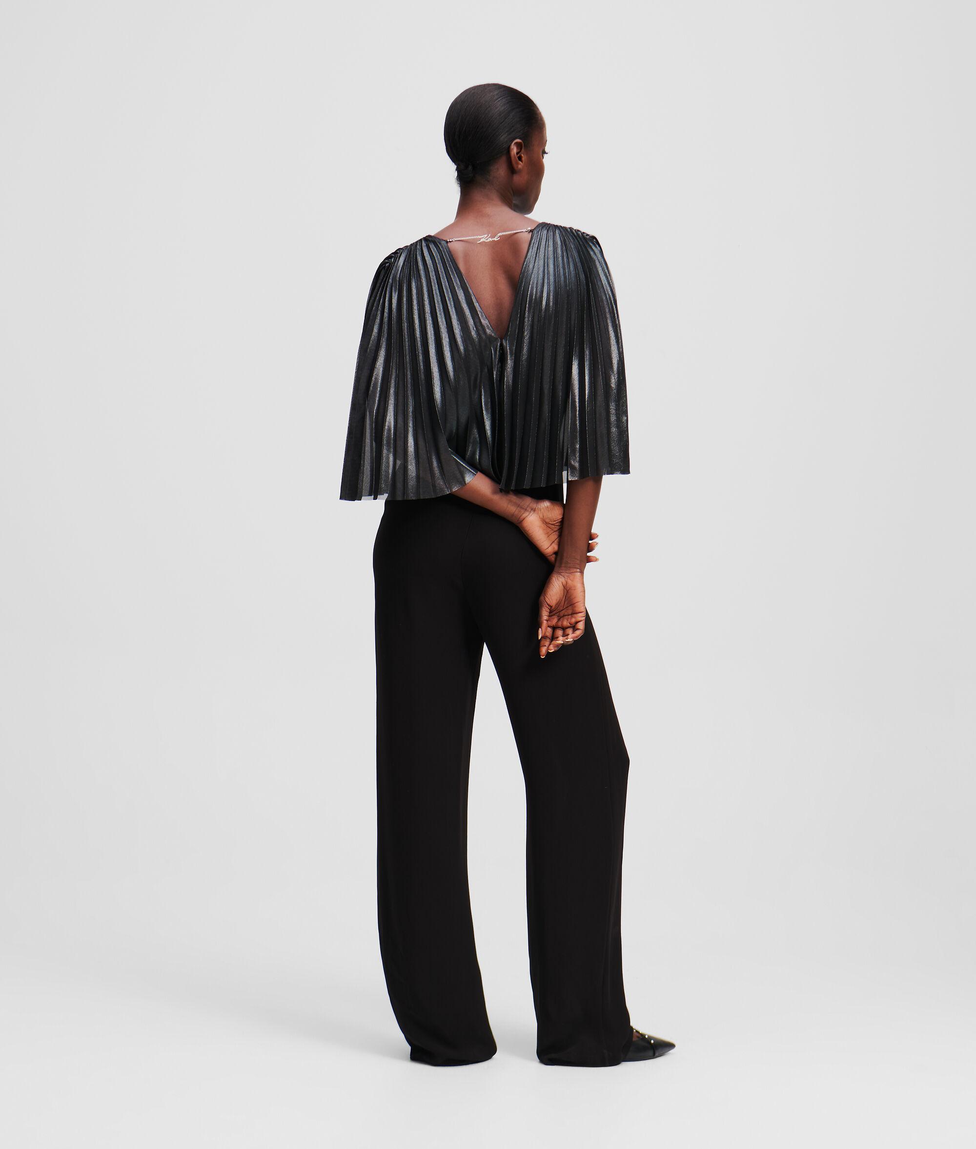 PLEATED CAPE JUMPSUIT Product Image